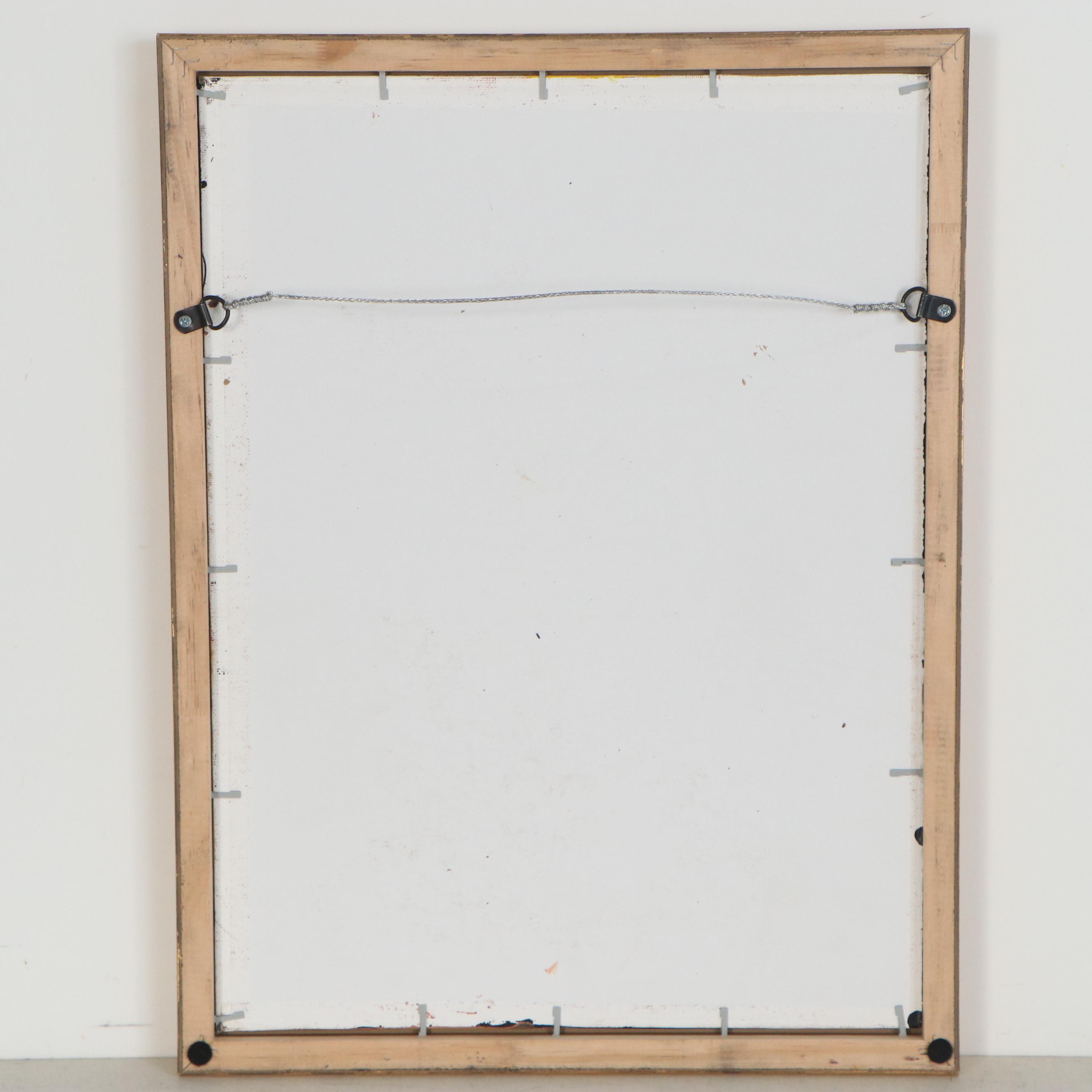 Ricardo Maya Social Realist Style Acrylic Painting of Laborers