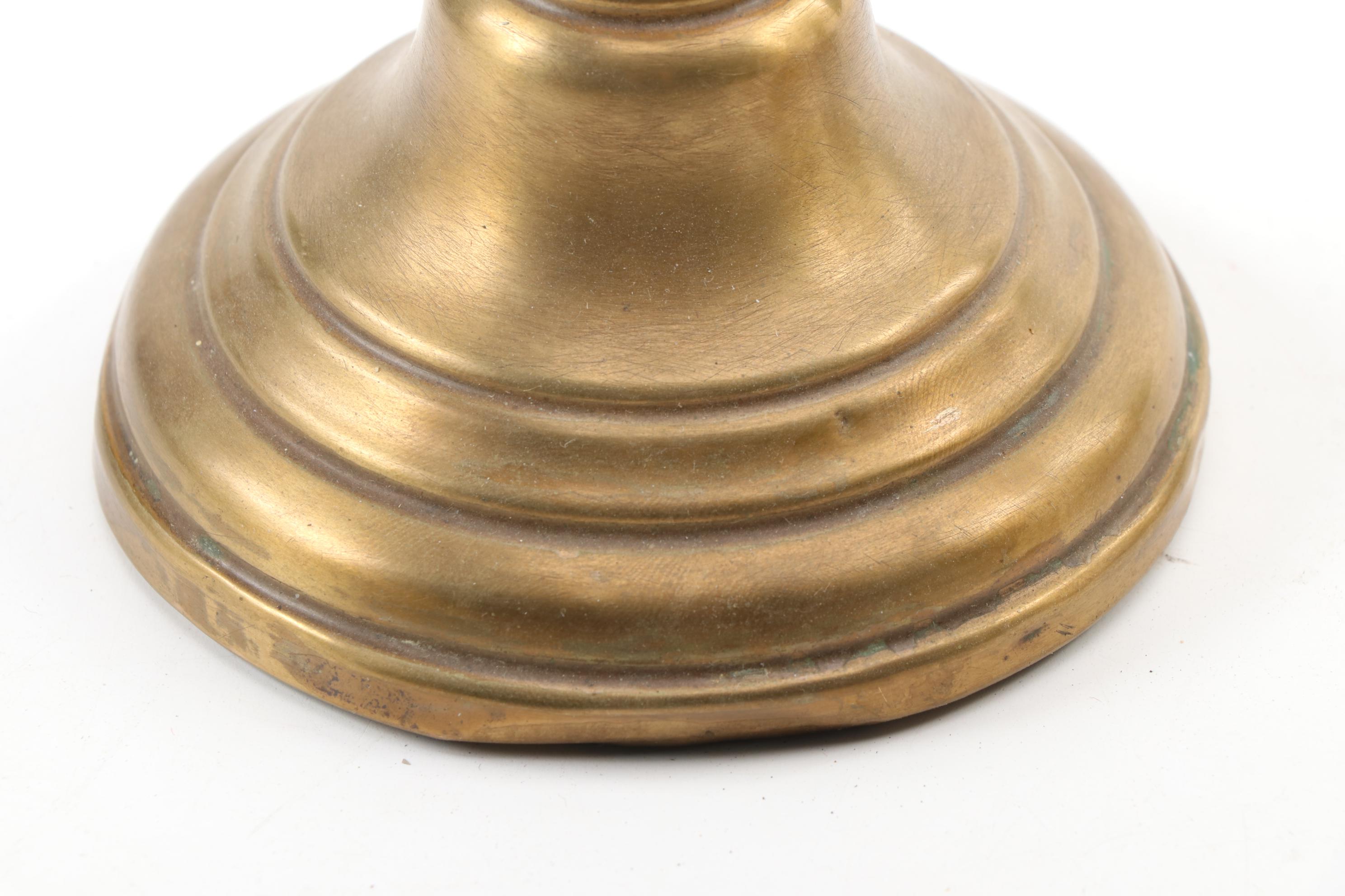Brass Candle Holders, Easels and Thanhardt Burger Gilt Plaster Wall Decor