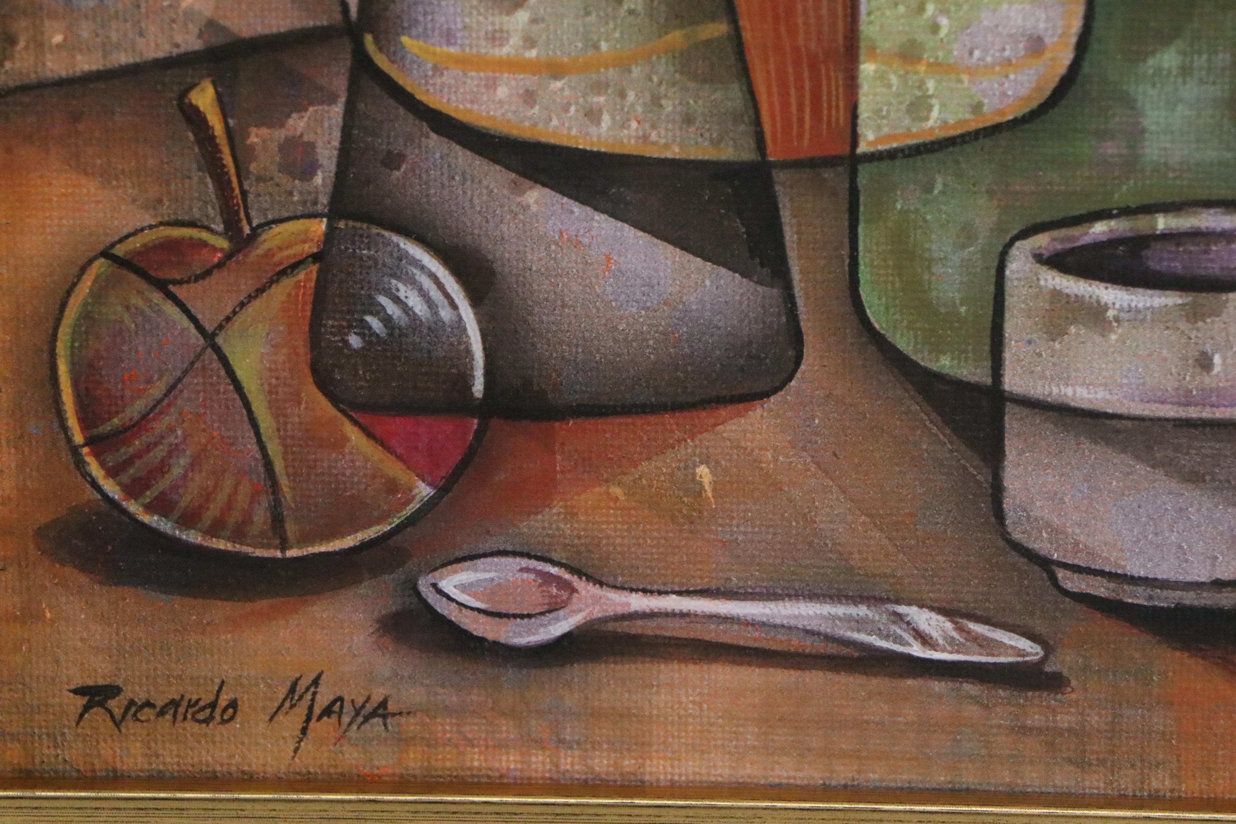 Ricardo Maya Still Life Acrylic Painting