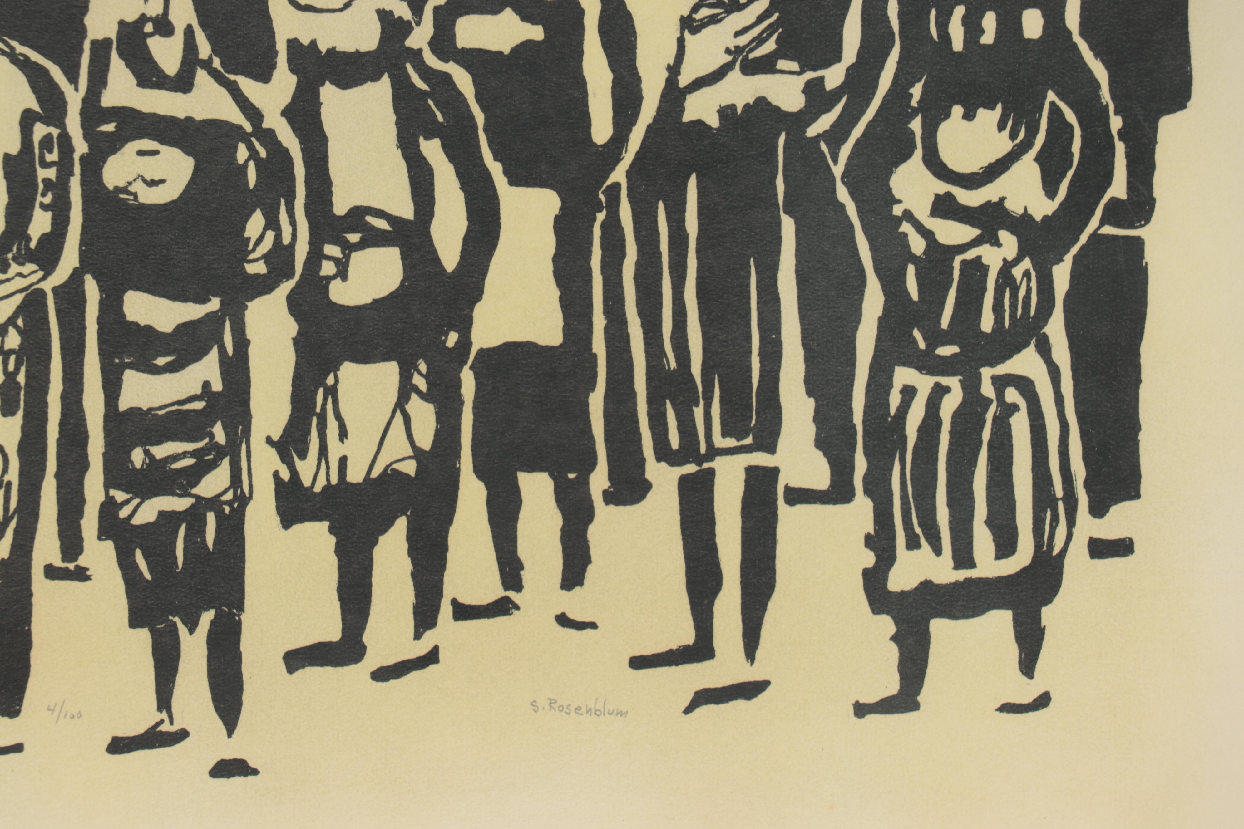 Sadie Rosenblum Serigraph, Mid to Late 20th Century