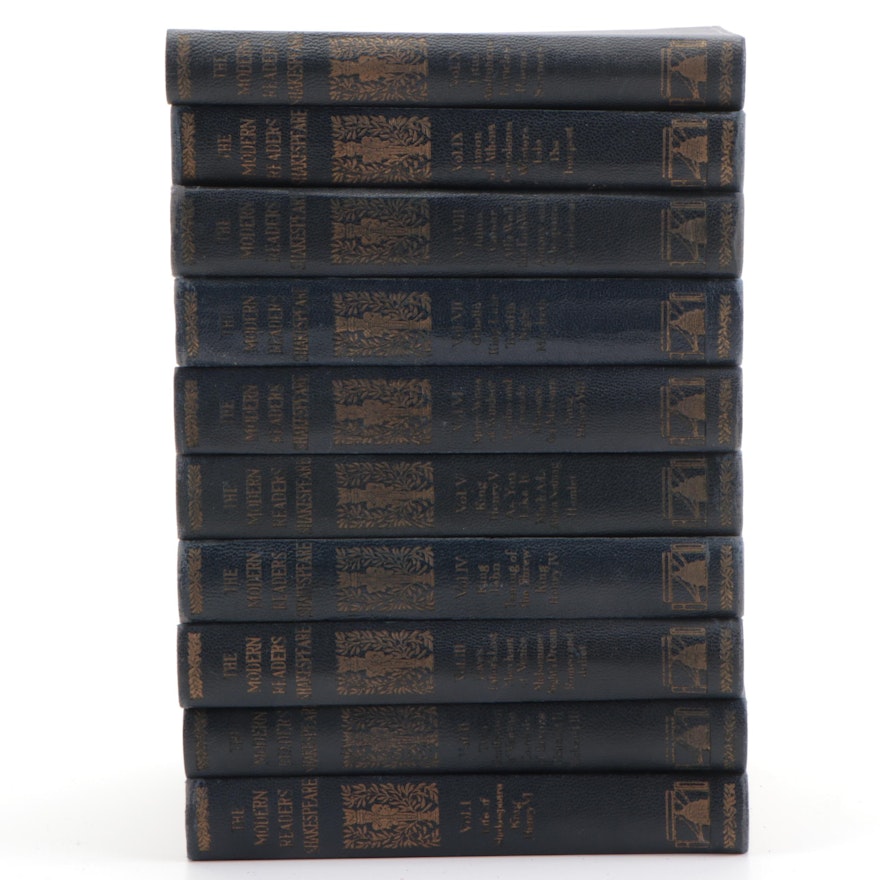 "The Modern Readers Shakespeare" Complete Ten-Volume Set, 1909
