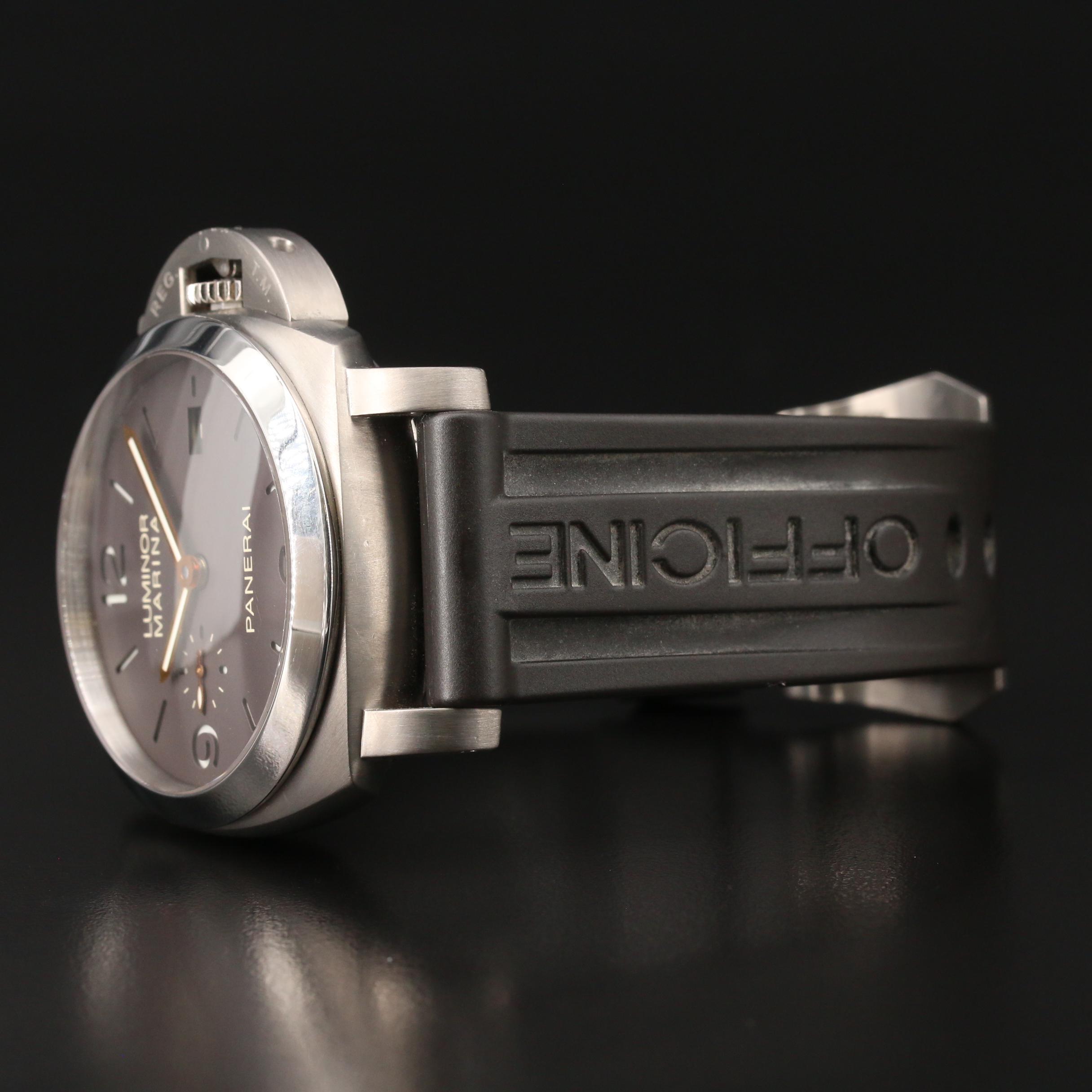 1950 Panerai Luminor Marina PAM351 Titanium Automatic Watch