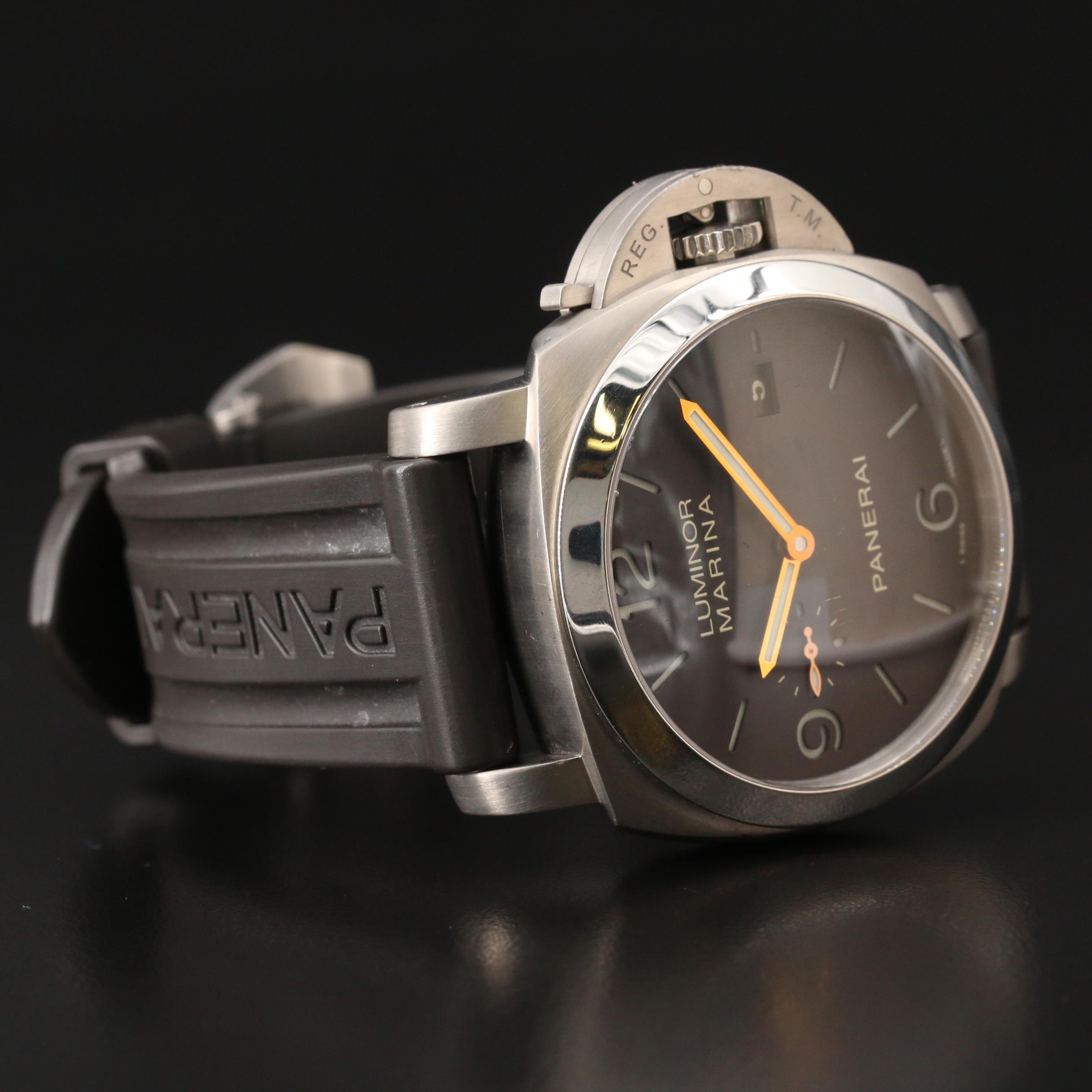 1950 Panerai Luminor Marina PAM351 Titanium Automatic Watch