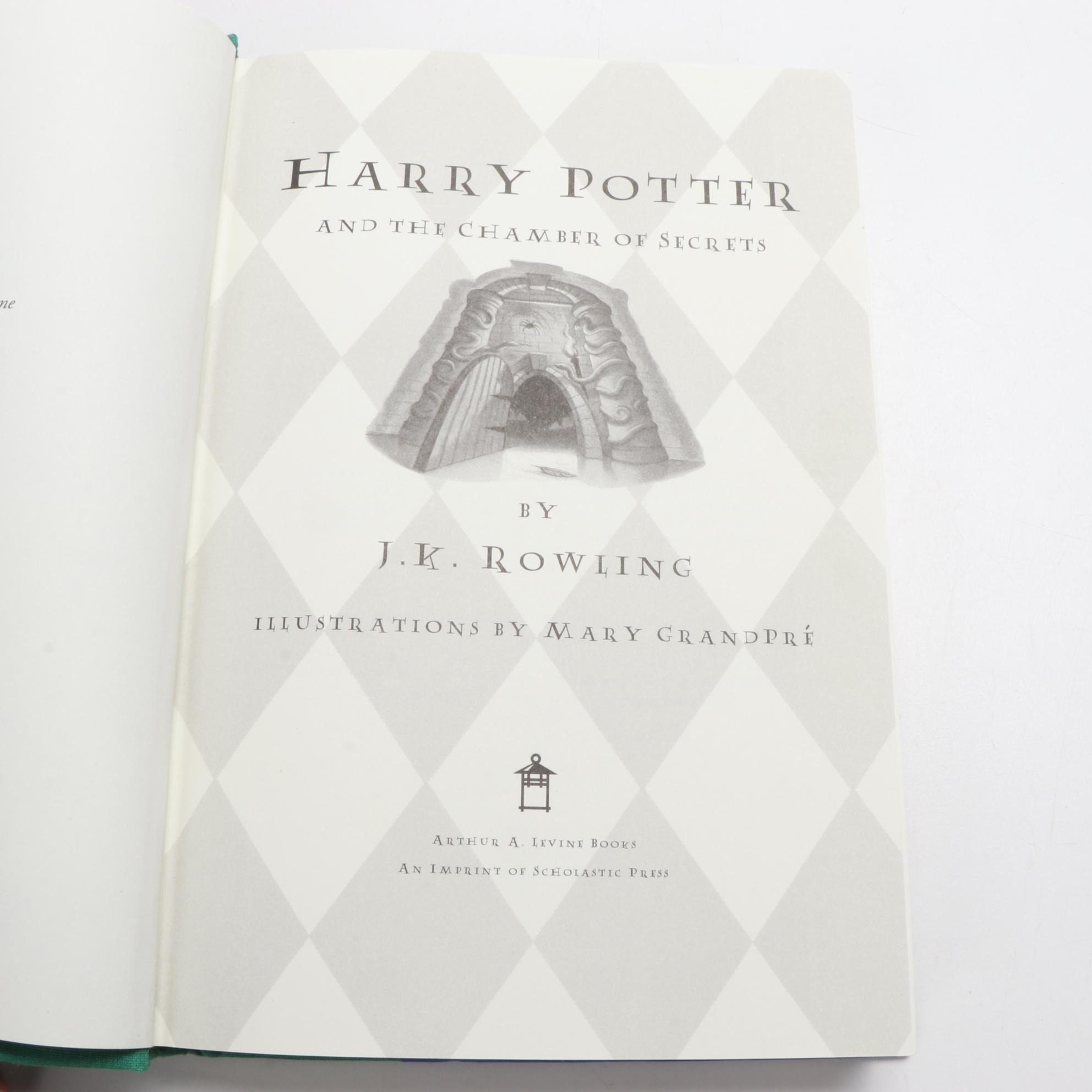 First American Edition "Harry Potter" Books by J. K. Rowling