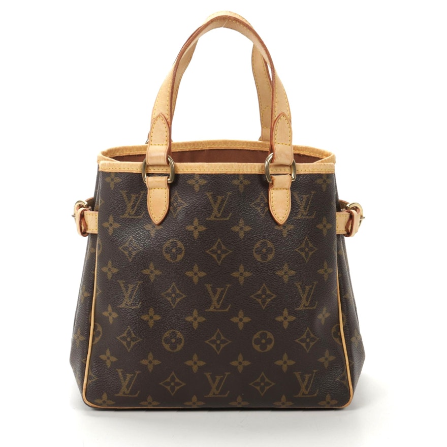 Louis Vuitton Batignolles Tote in Monogram Canvas and Vachetta Leather