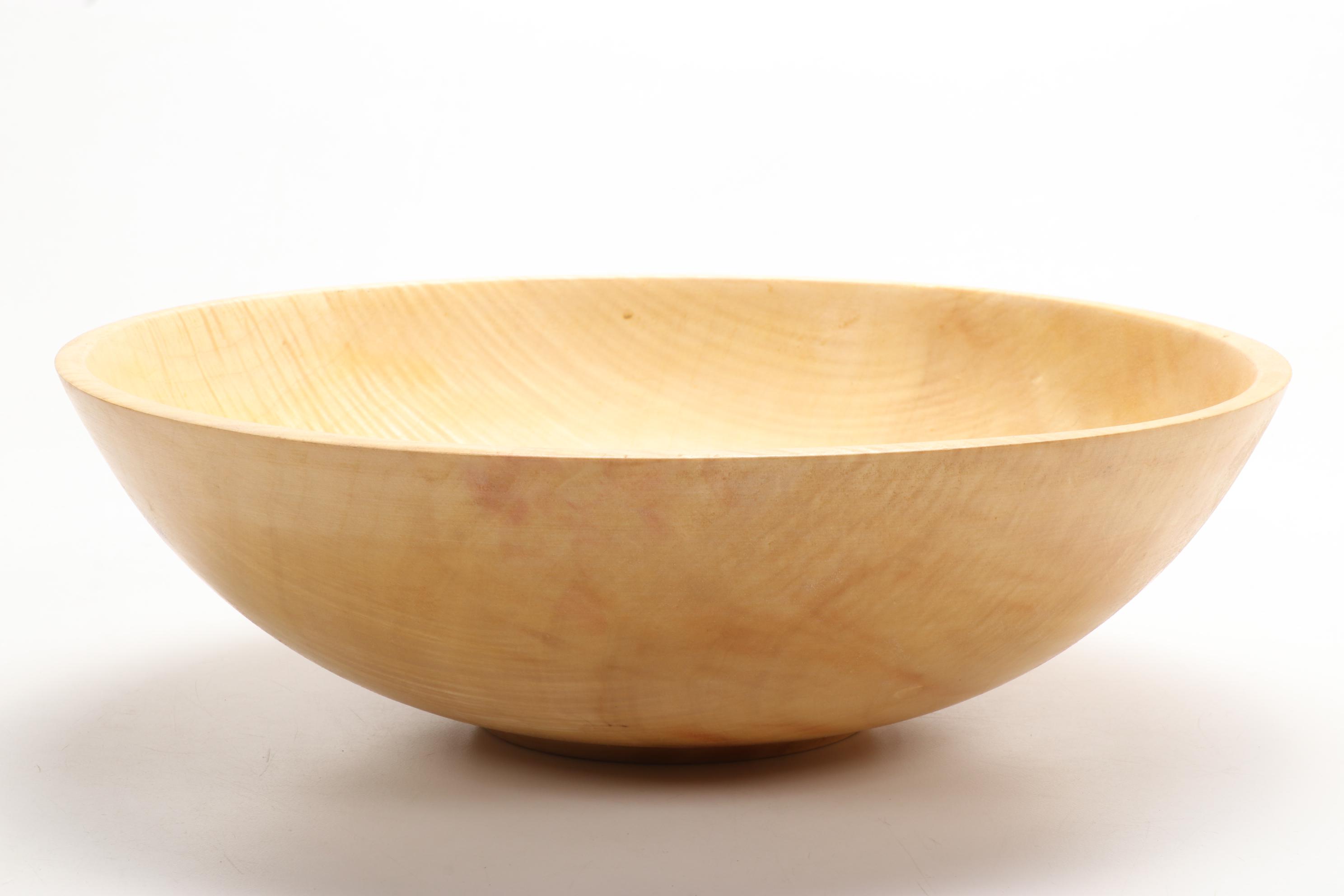 Jim Eliopulos Turned Live Edge Box Elder Wood Freeform Bowls