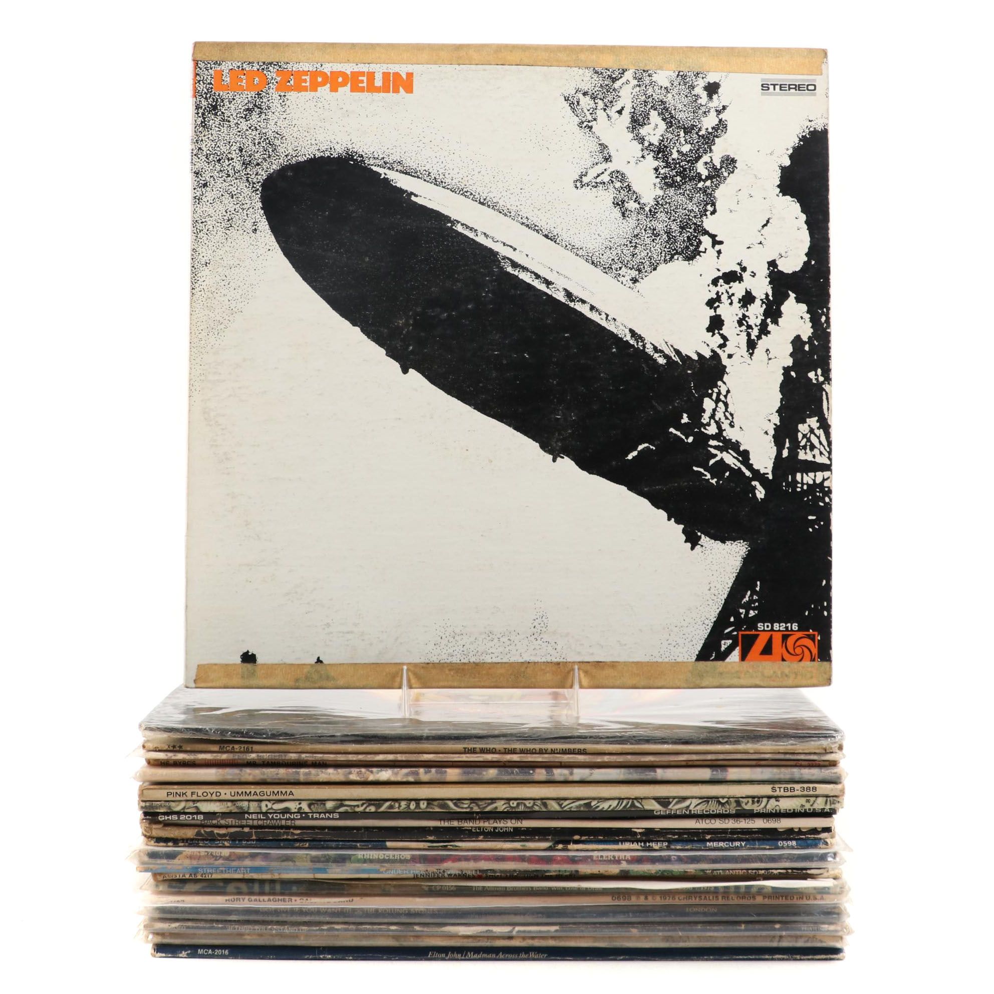 WEBN Album Project II, Led Zeppelin and Other Rock Vinyl Records