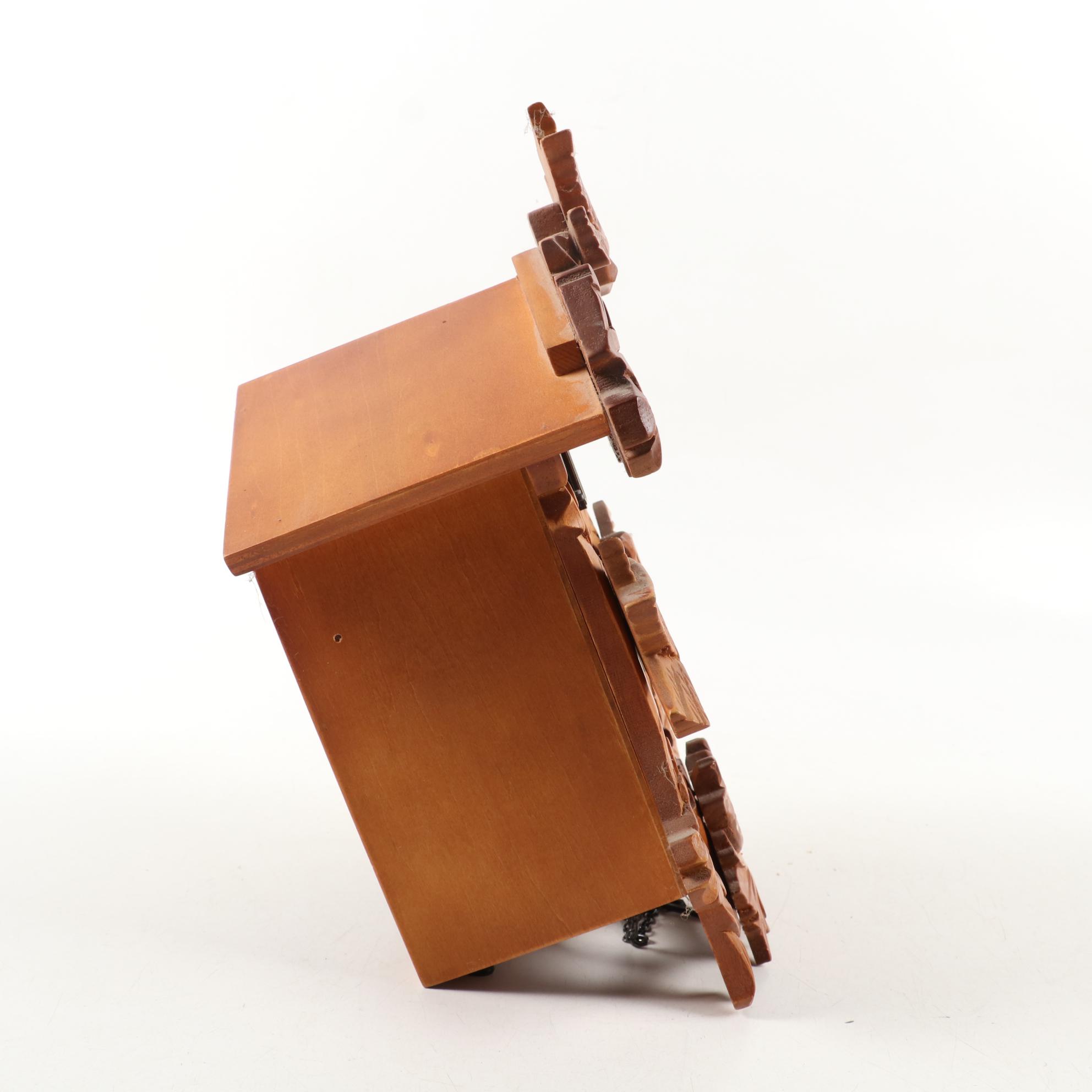 The Time Co. Quartz Faux Wood Cuckoo Clock