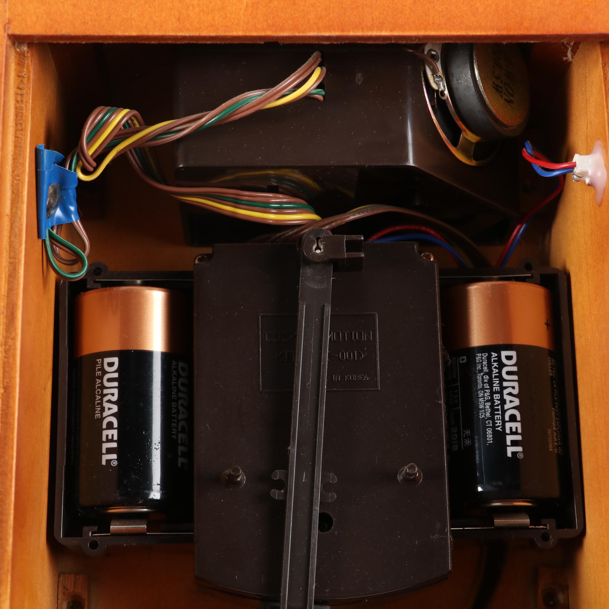 The Time Co. Quartz Faux Wood Cuckoo Clock