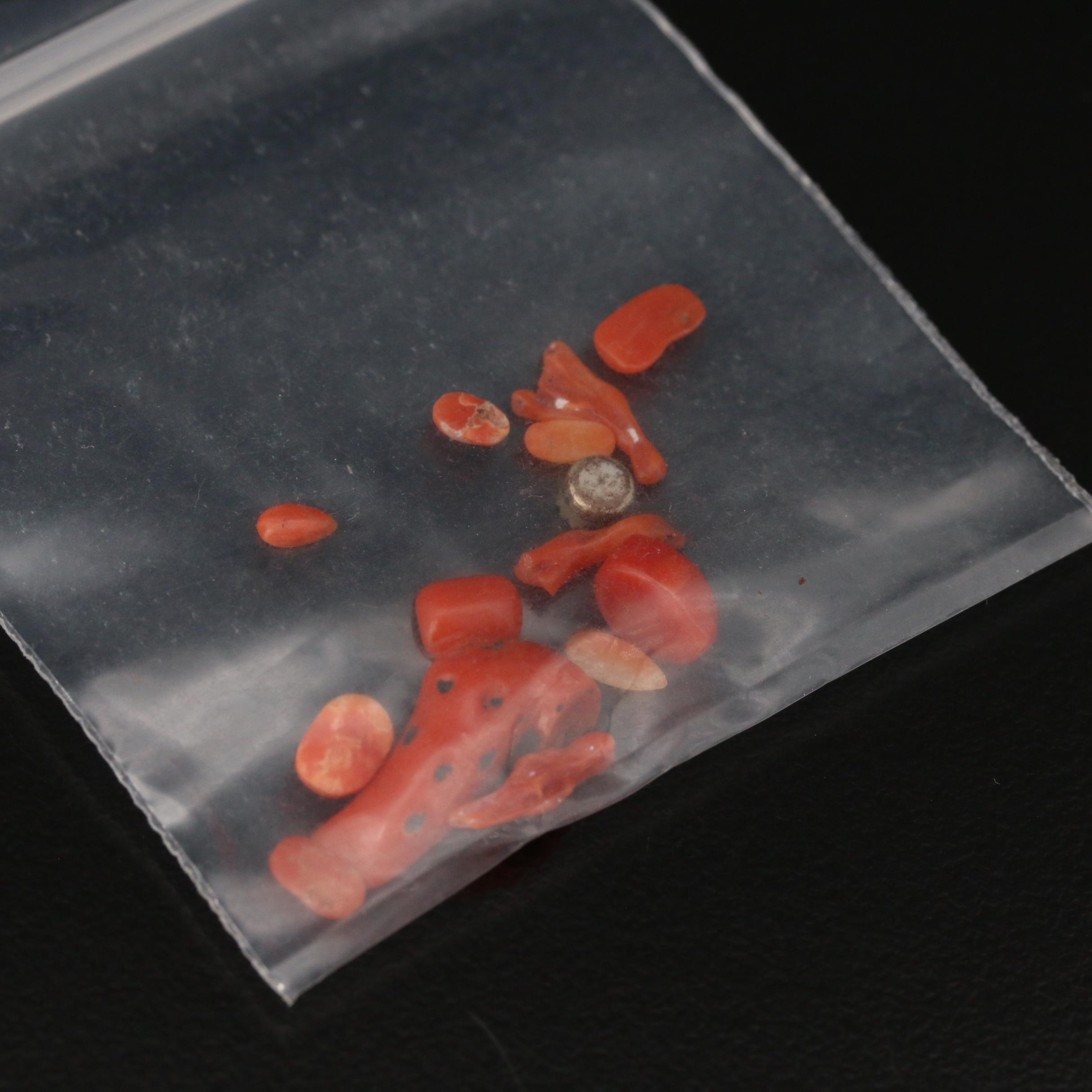 Loose Mixed Coral Cabochons