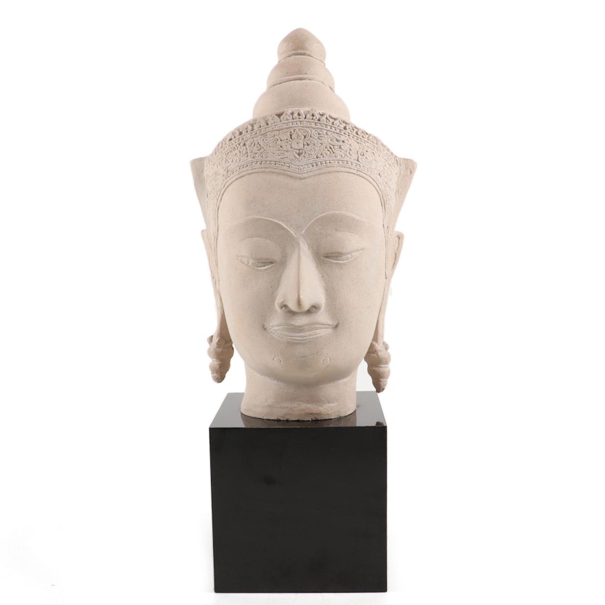 Austin Productions Thai Style Composite Stone Buddha Head