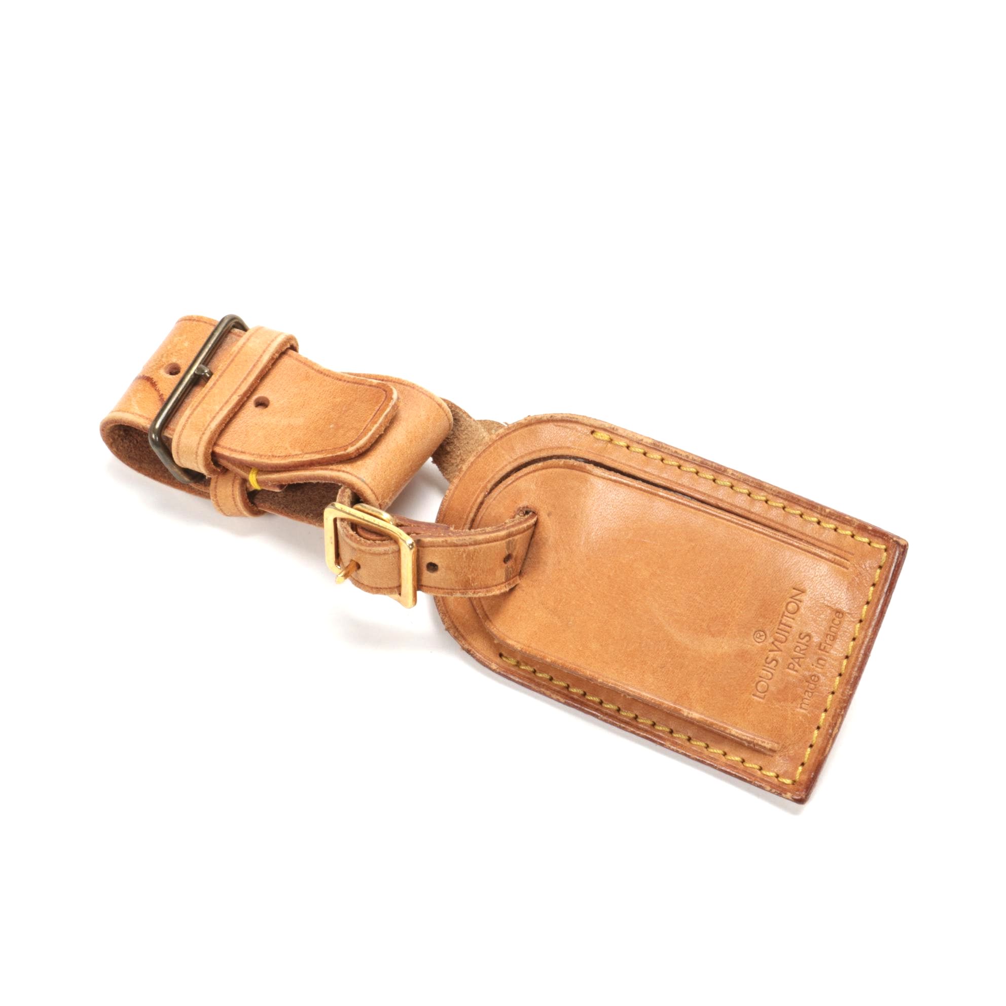 Louis Vuitton Luggage Tag and Poignet in Vachetta Leather