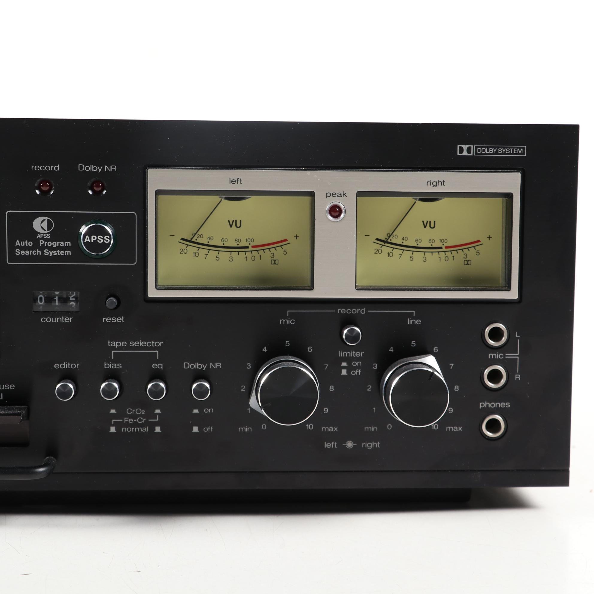 Optonica SA-5205 Stereo Receiver and RT-1515B Cassette Deck