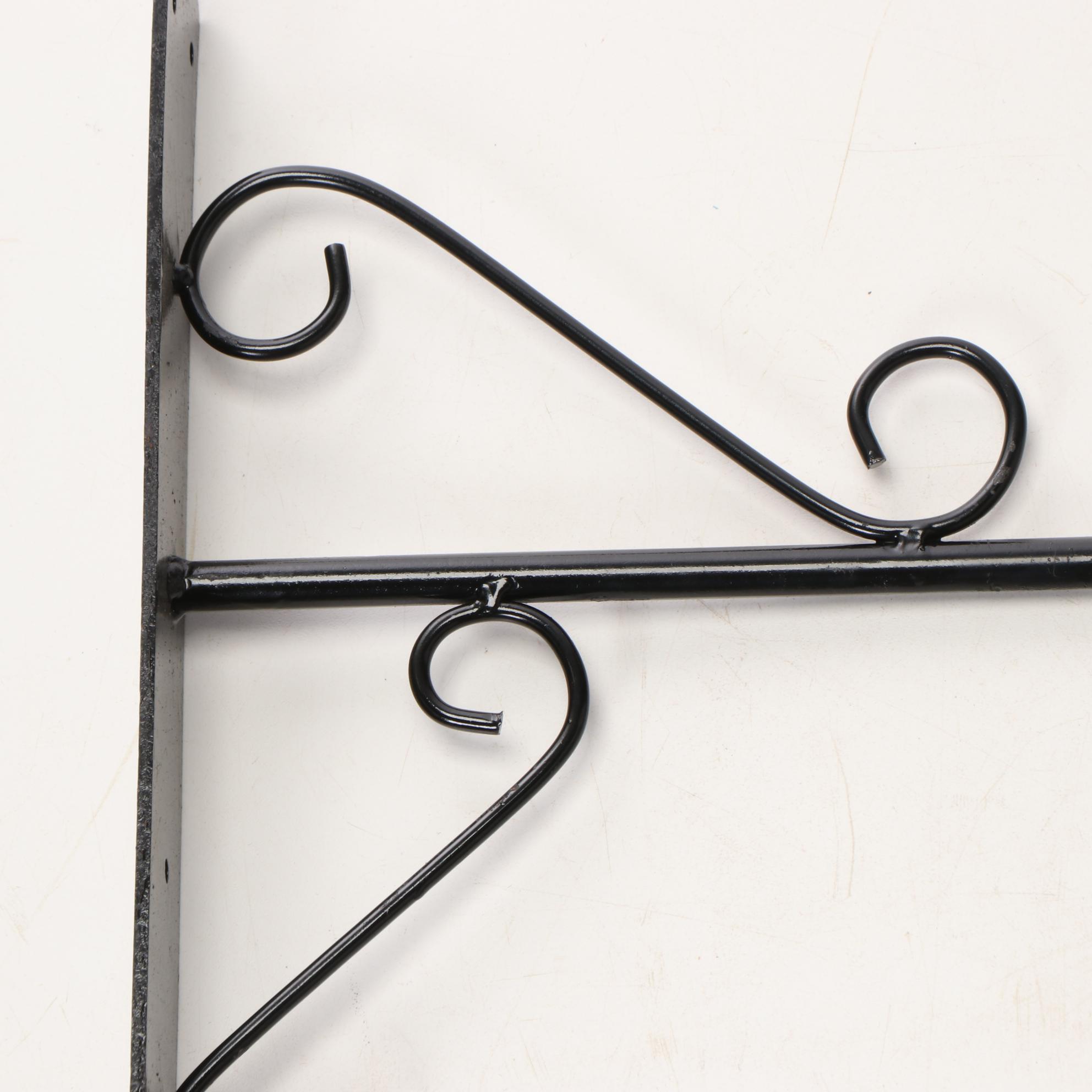 Verdigris-Patinated Copper Full-Body Fish Trade Sign with Metal Mounting Bracket