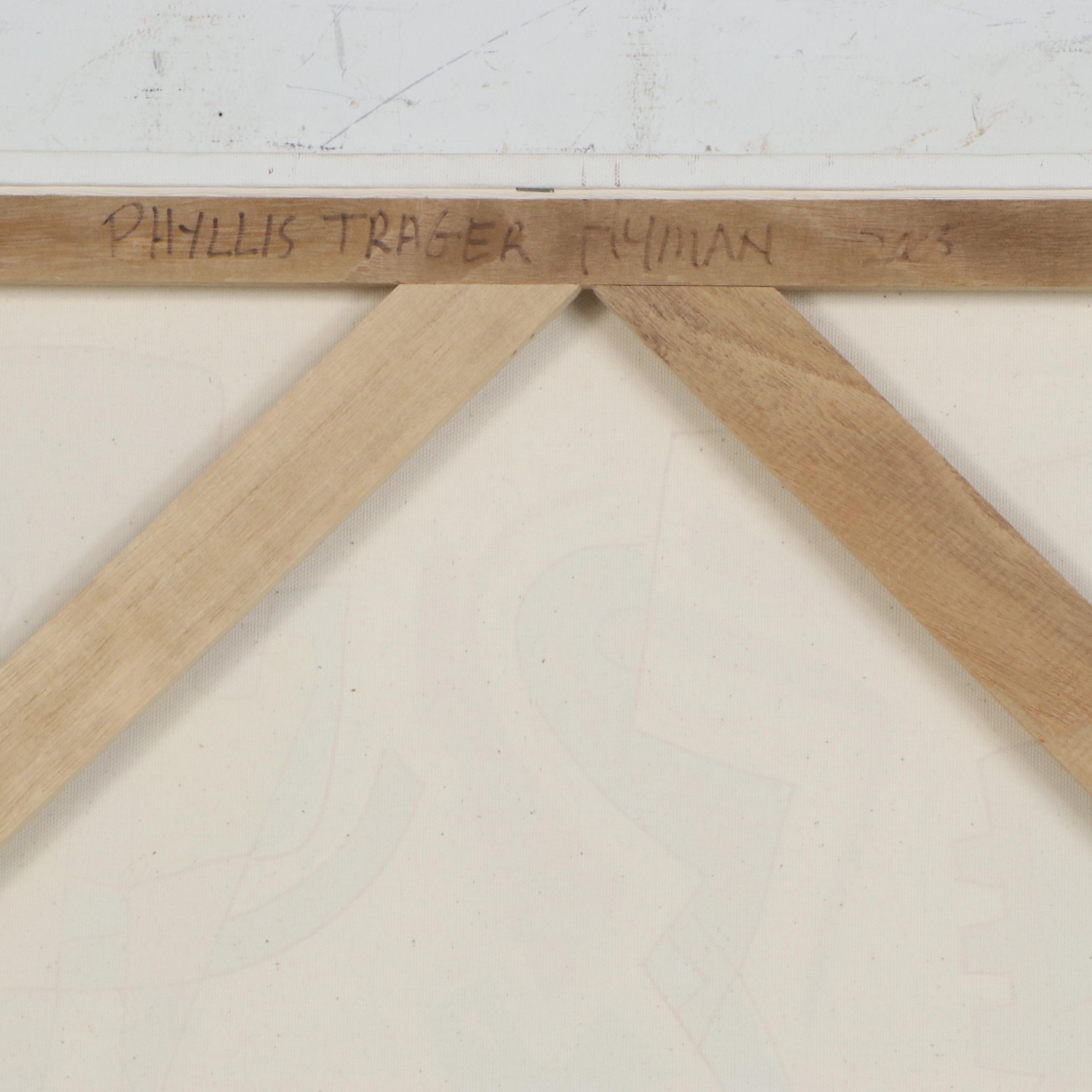 Phyllis Trager Hyman Acrylic Painting "Maze"