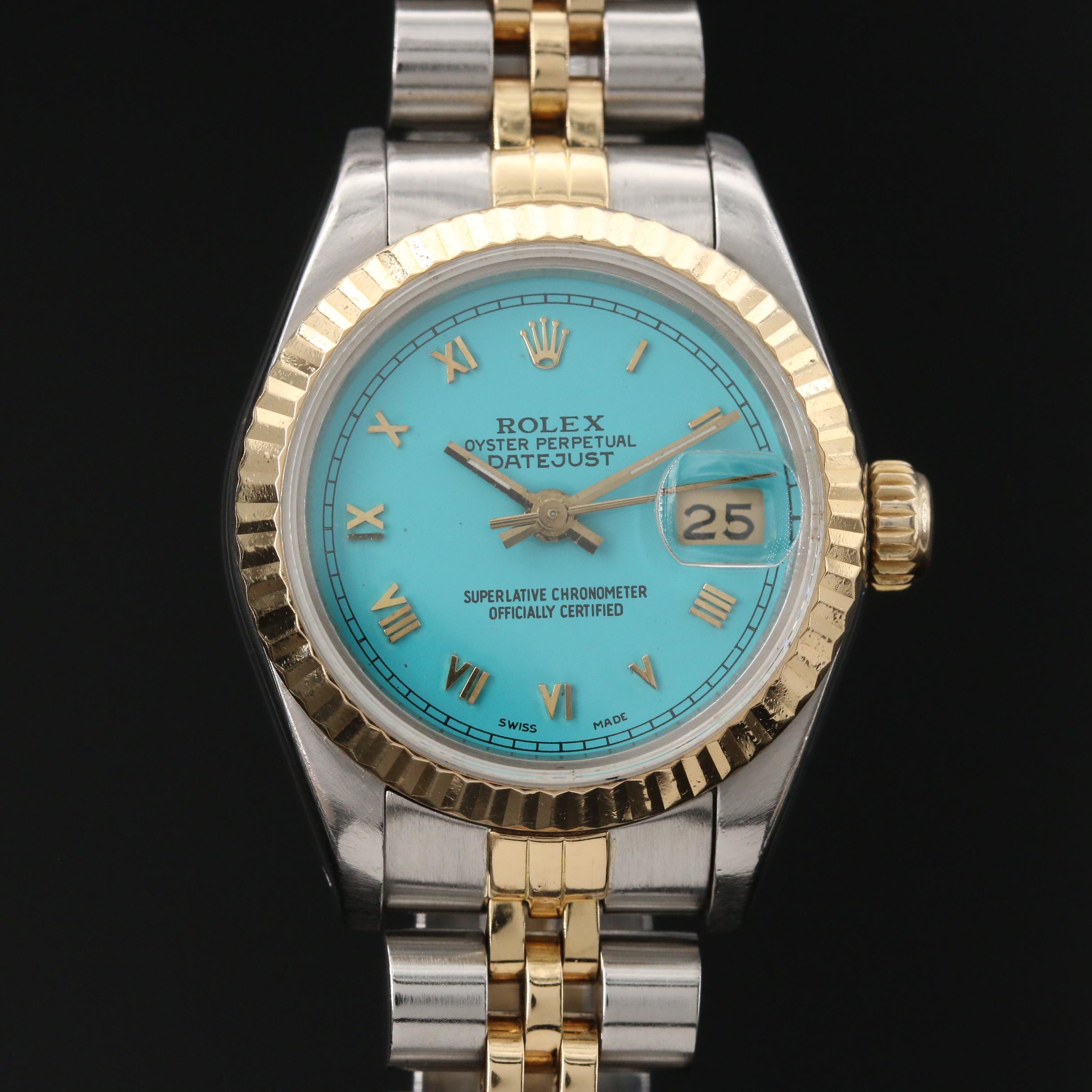 1984 Rolex Datejust 18K Gold and Stainless Steel Automatic Watch