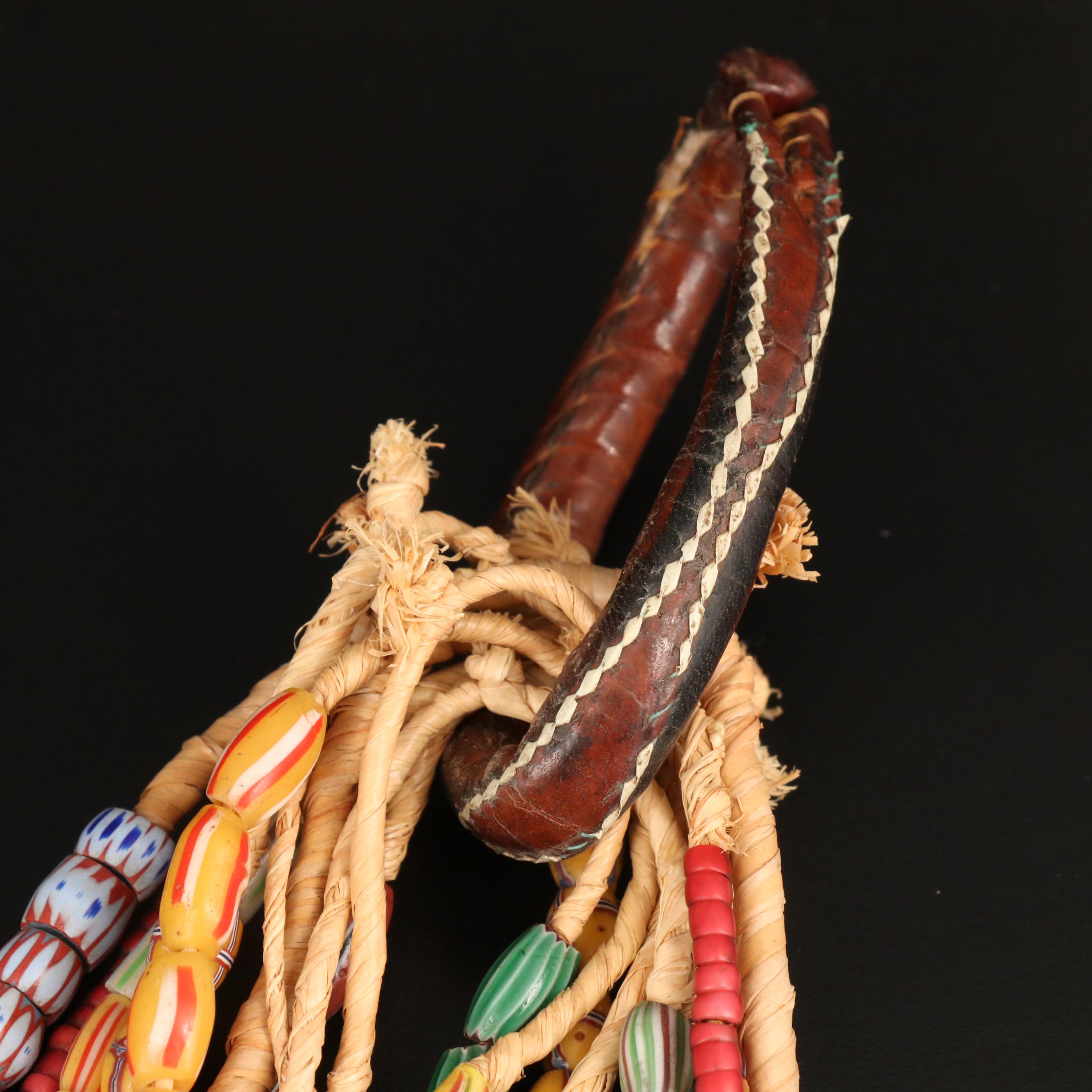 Antique and Vintage Trade Bead Including Chevron, French Cross and Melon