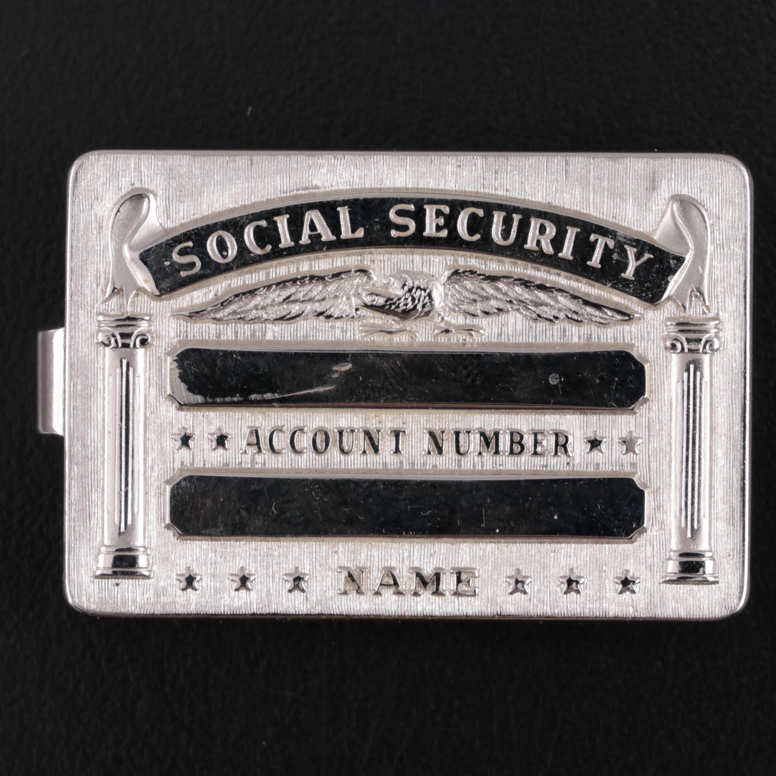 Anson Social Security Money Clip with Other Metal Money Clips Pocket Knives