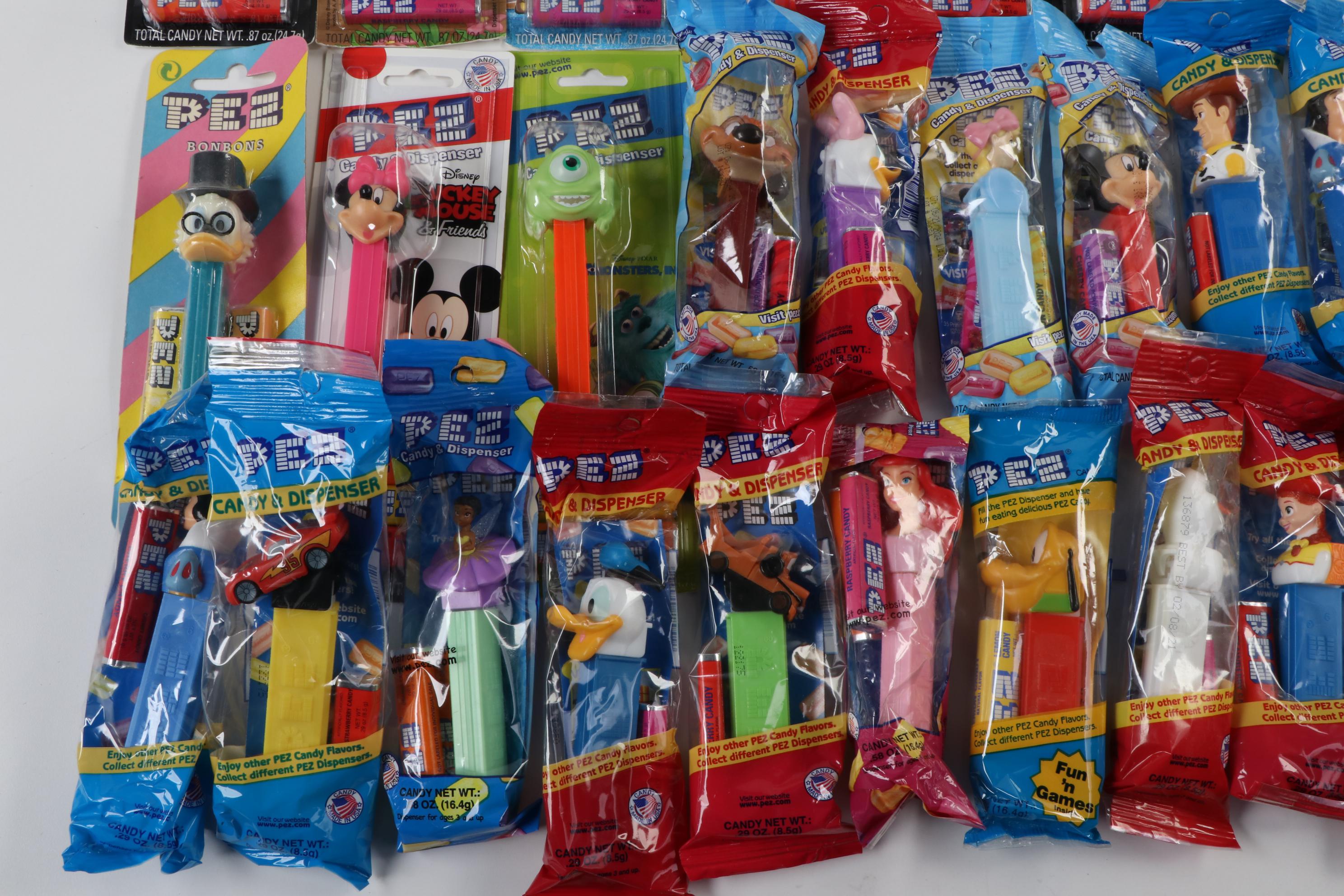 PEZ Disney and Pixar Candy Dispensers
