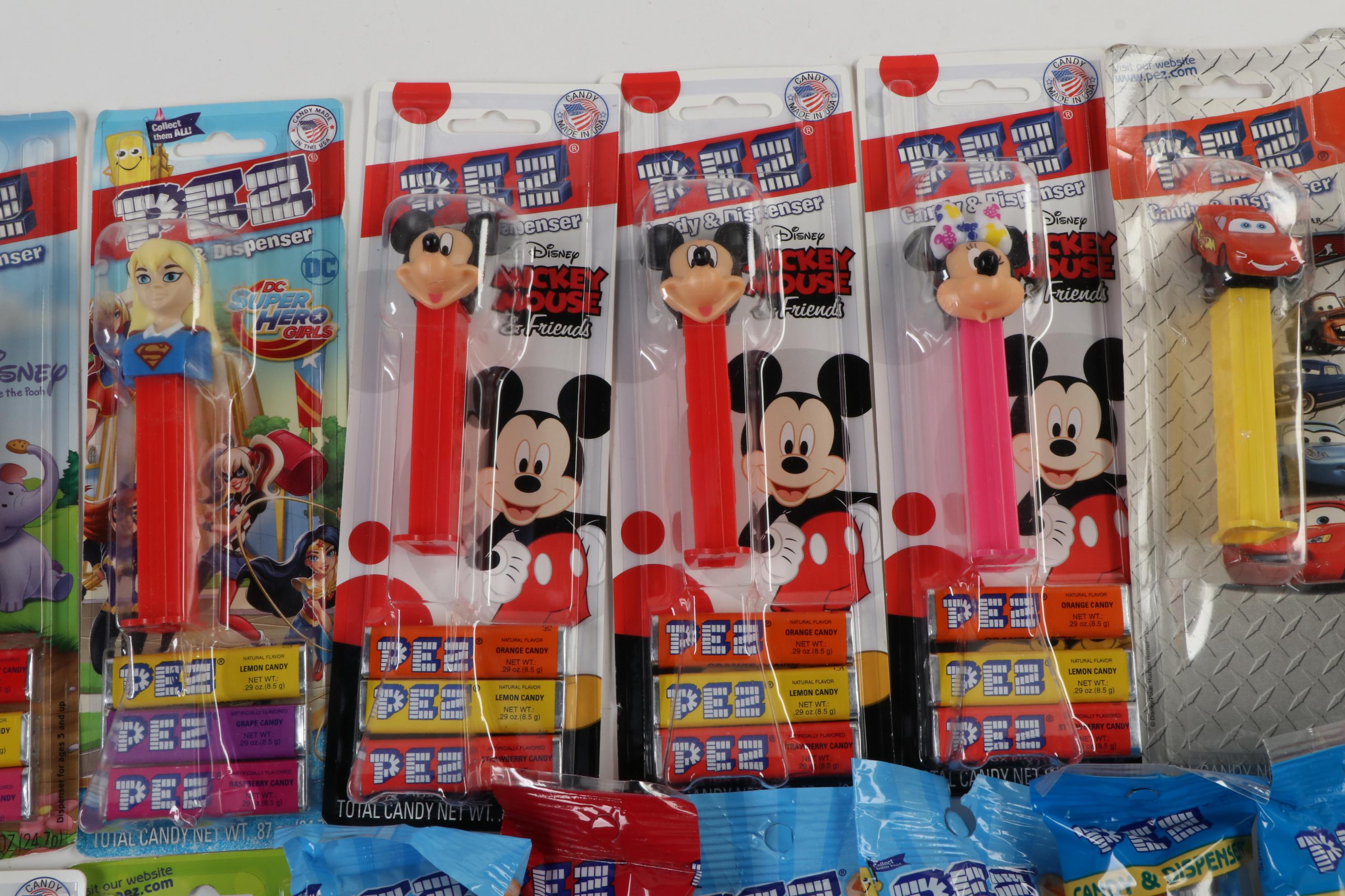 PEZ Disney and Pixar Candy Dispensers