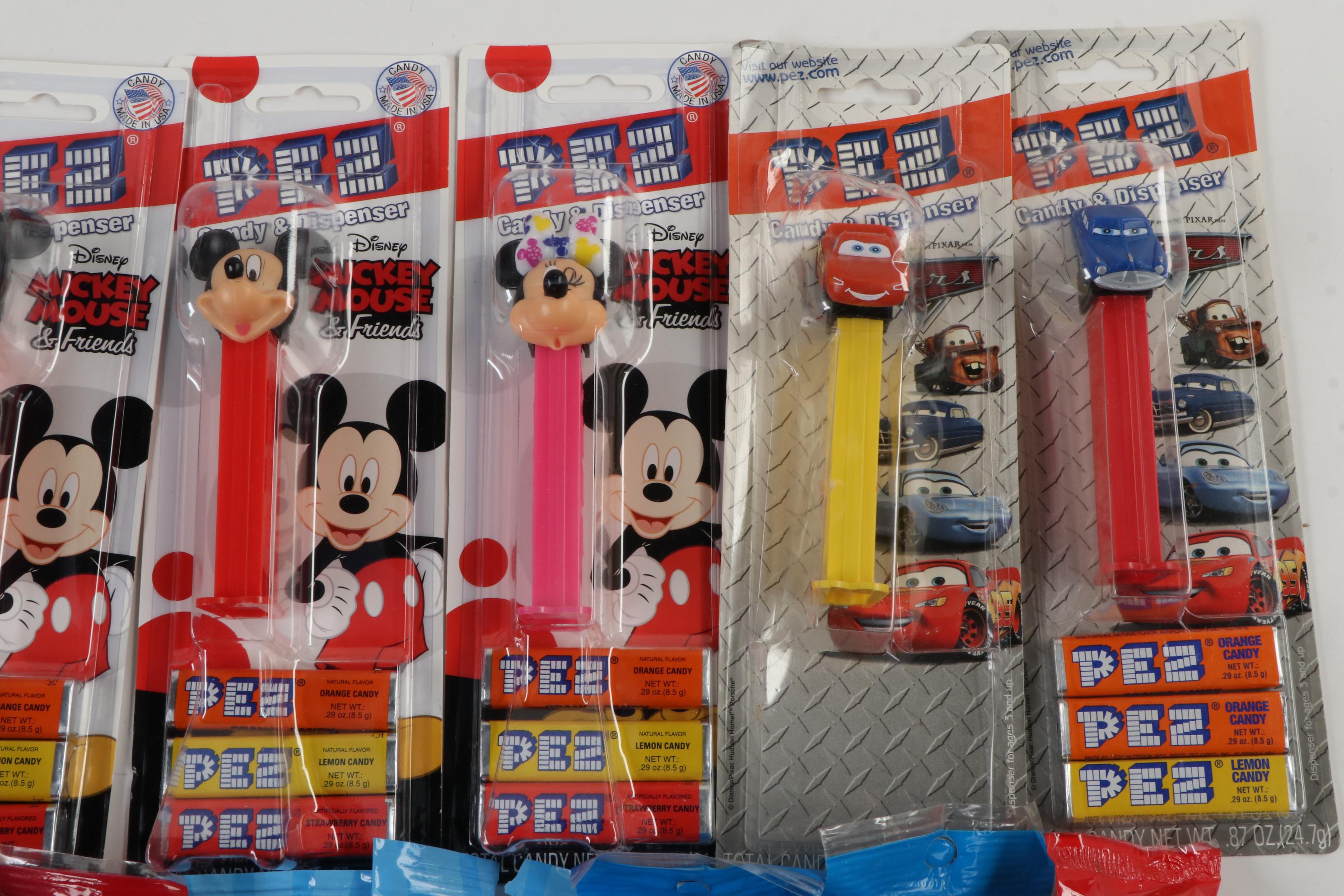 PEZ Disney and Pixar Candy Dispensers