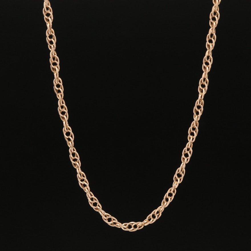 10K Singapore Chain Necklace