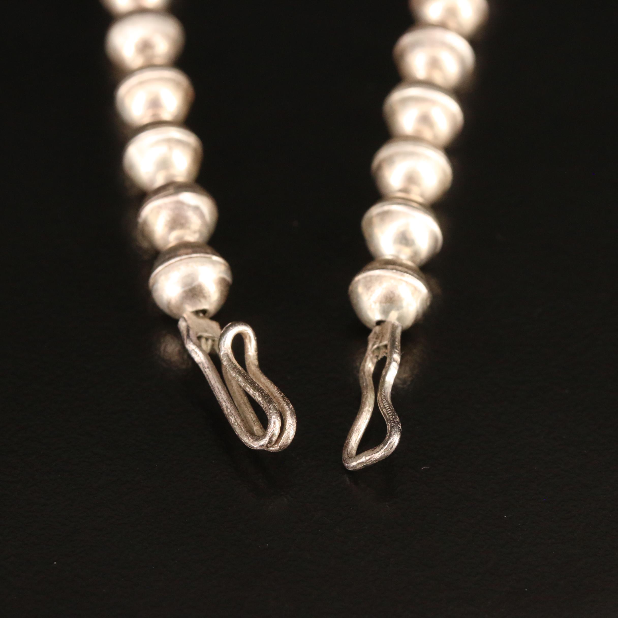 Sterling Silver Turquoise Inlay Road Runner Necklace