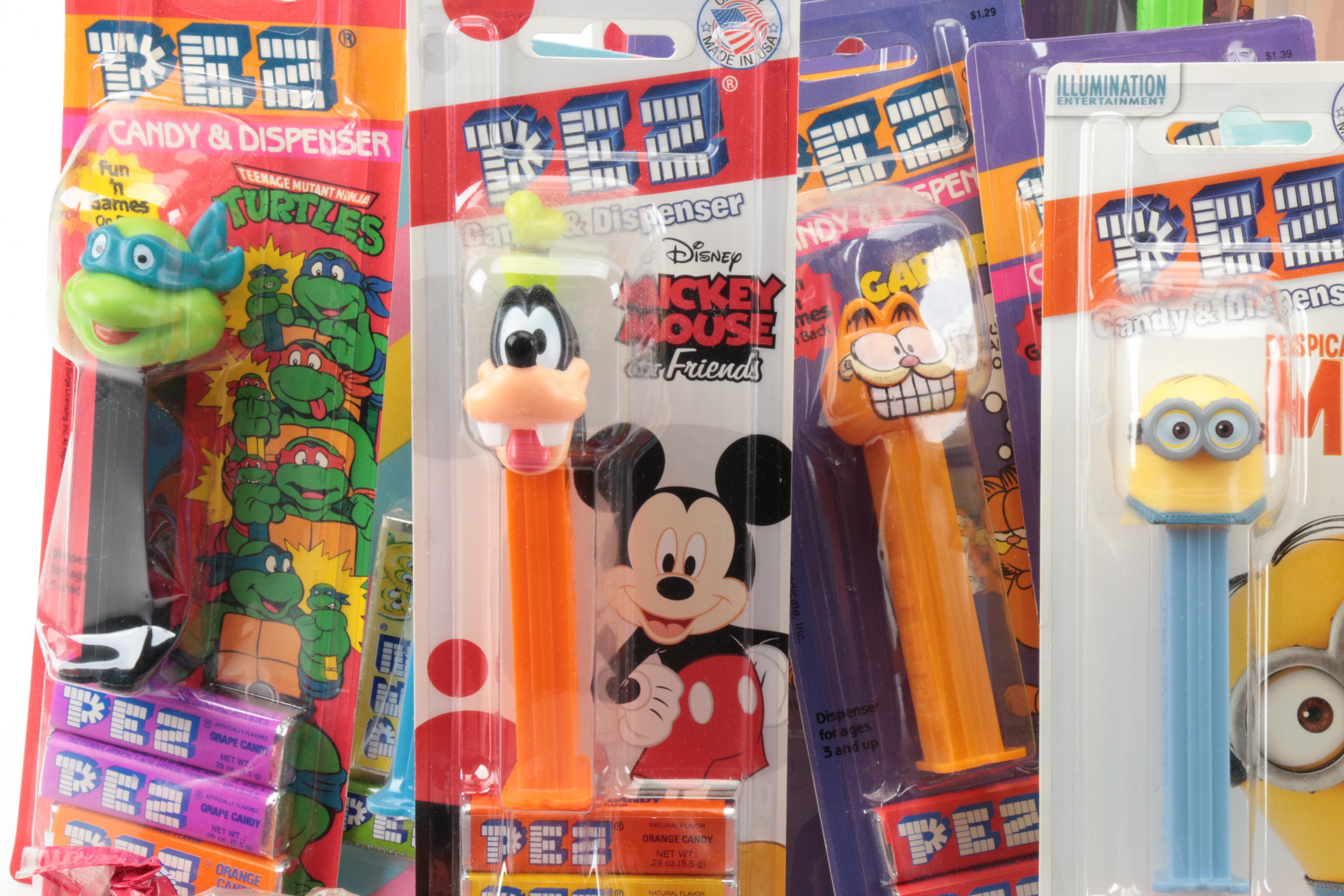 PEZ Disney, Hanna-Barbera and Other Candy Dispensers