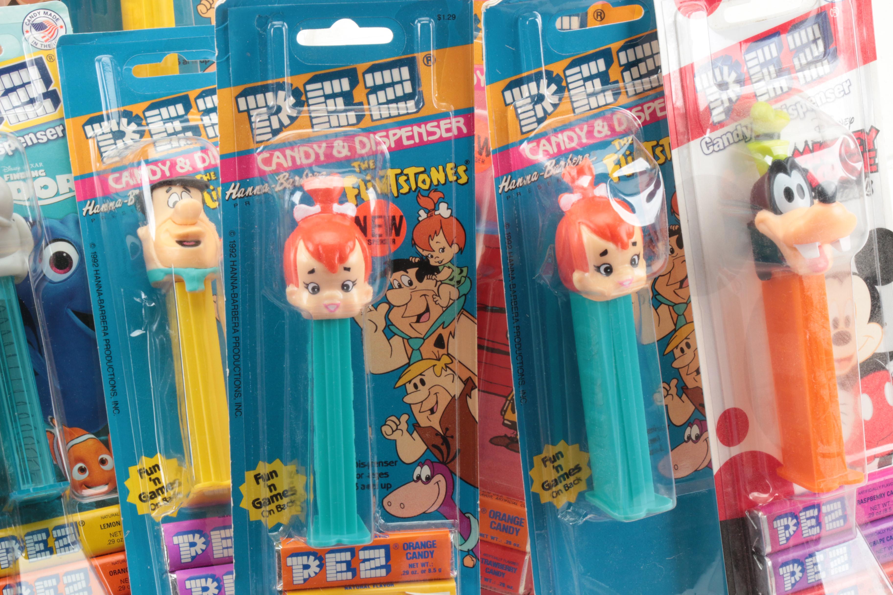 PEZ Disney, Hanna-Barbera and Other Candy Dispensers
