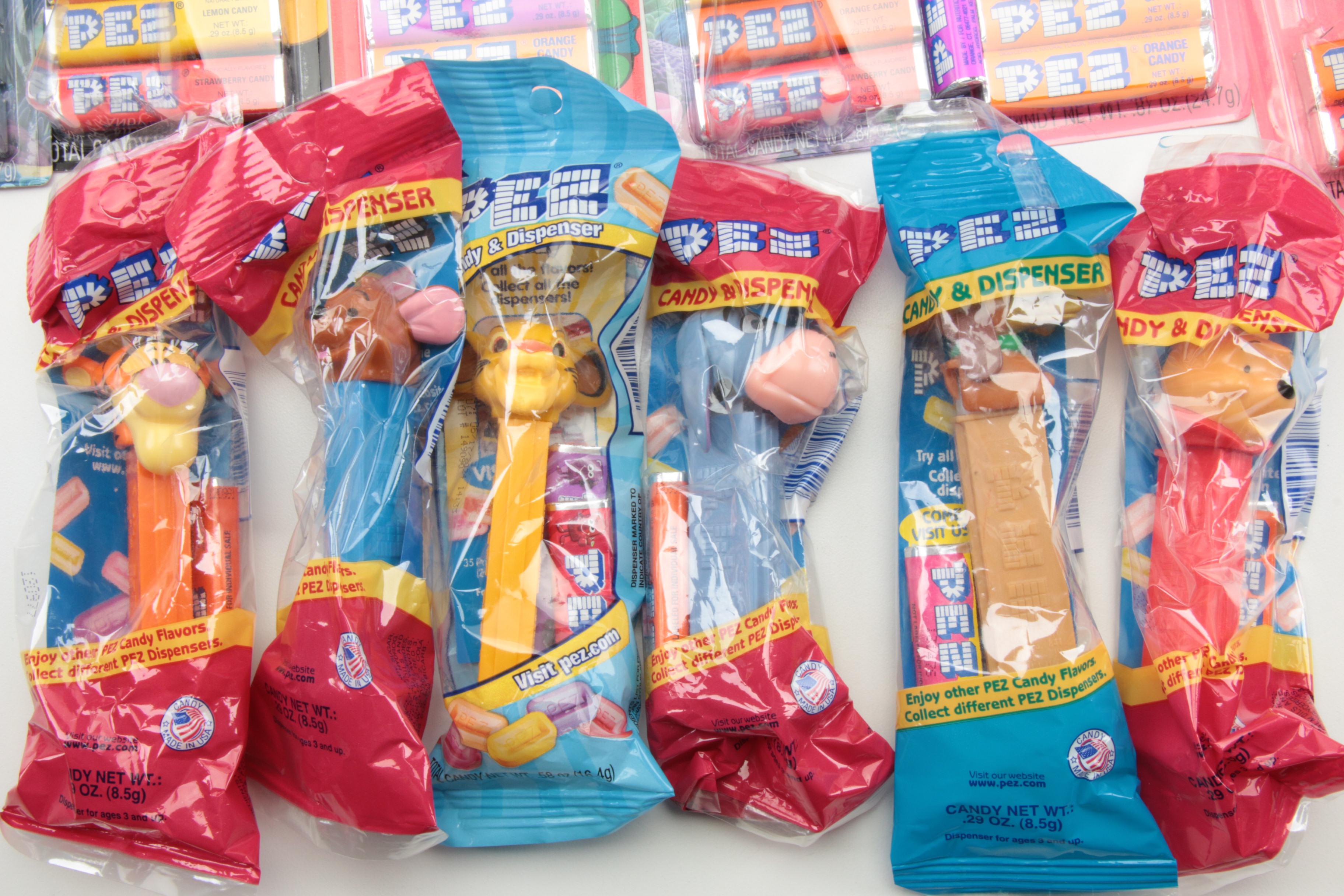 PEZ Disney, Hanna-Barbera and Other Candy Dispensers