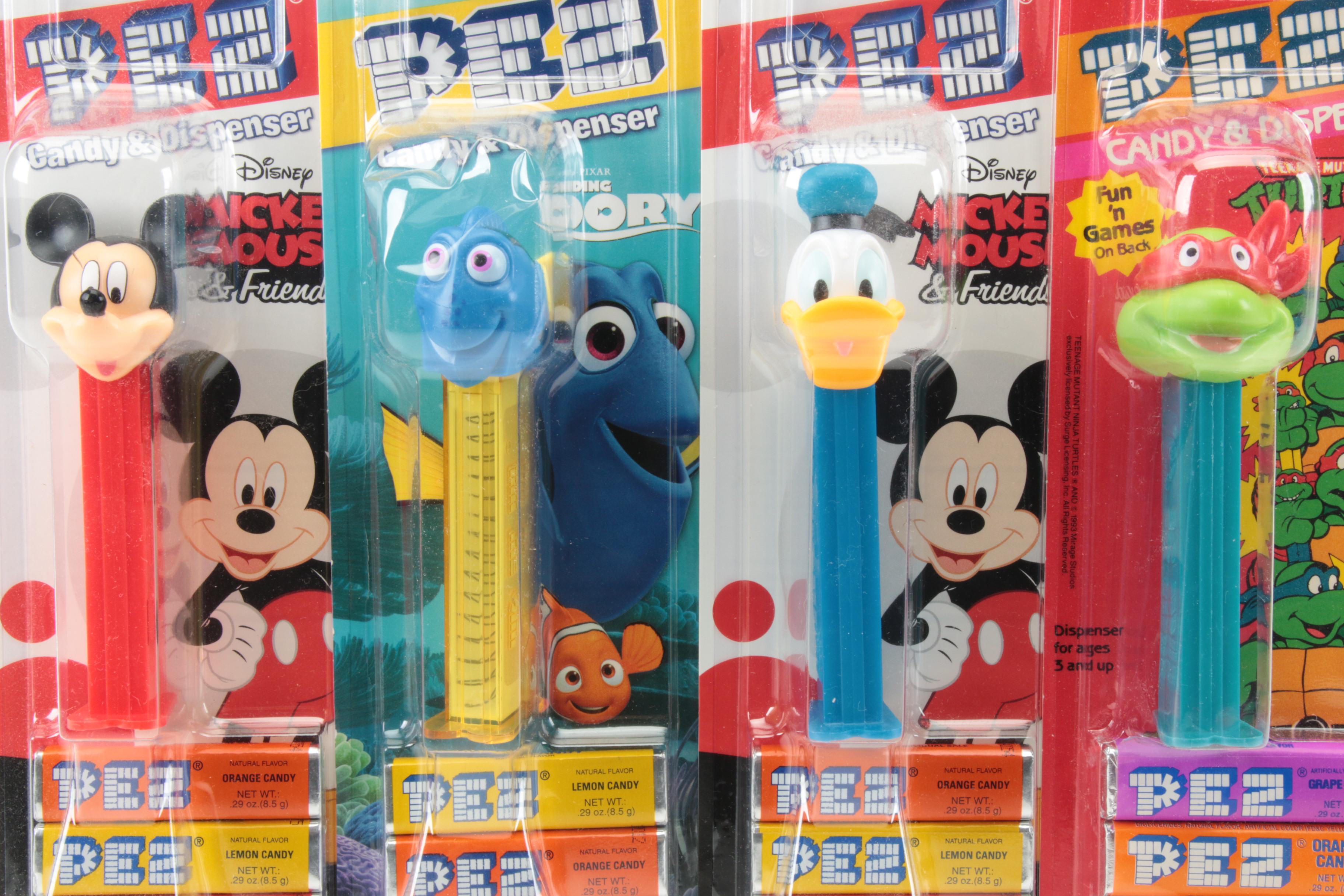 PEZ Disney, Hanna-Barbera and Other Candy Dispensers
