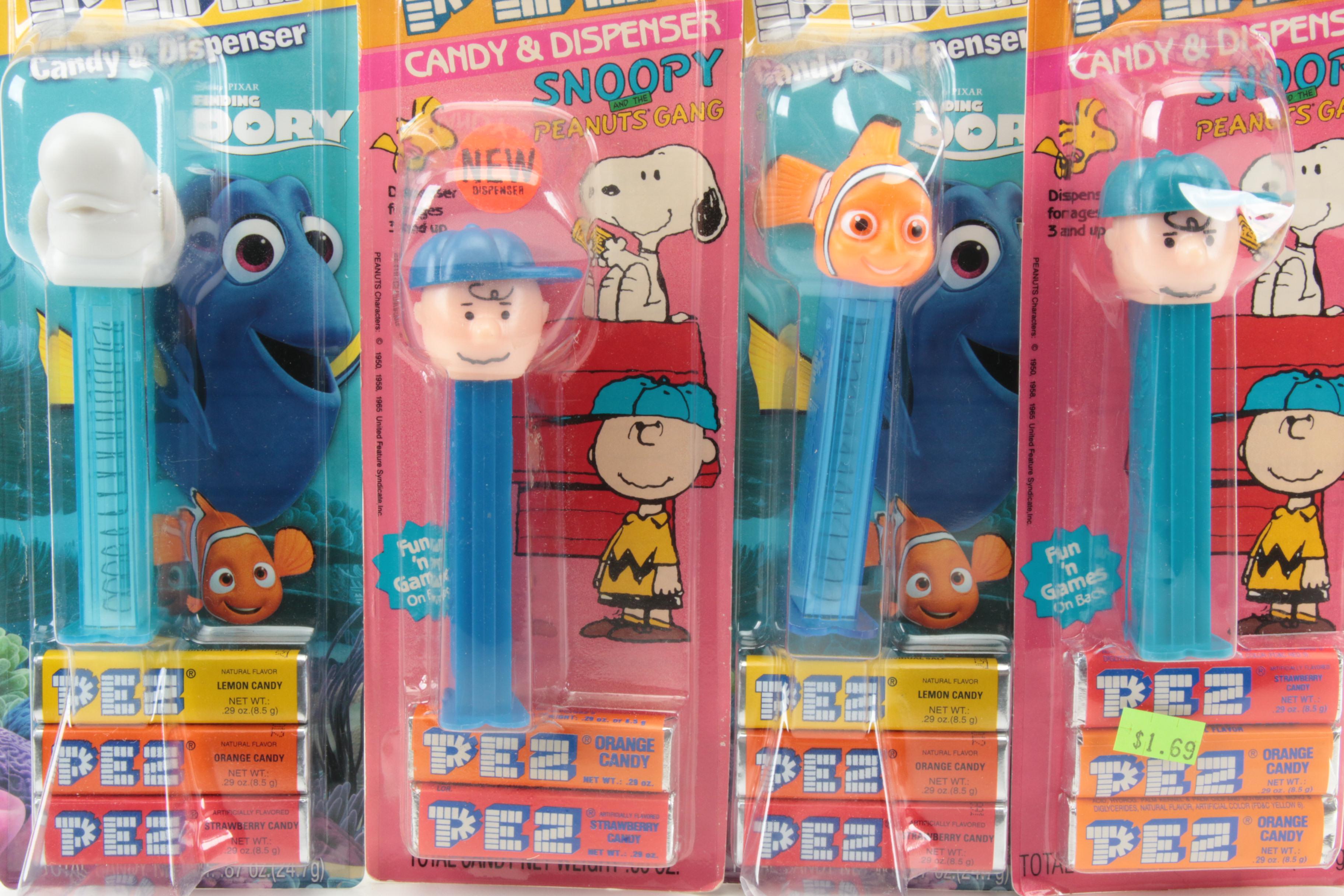 PEZ Disney, Hanna-Barbera and Other Candy Dispensers