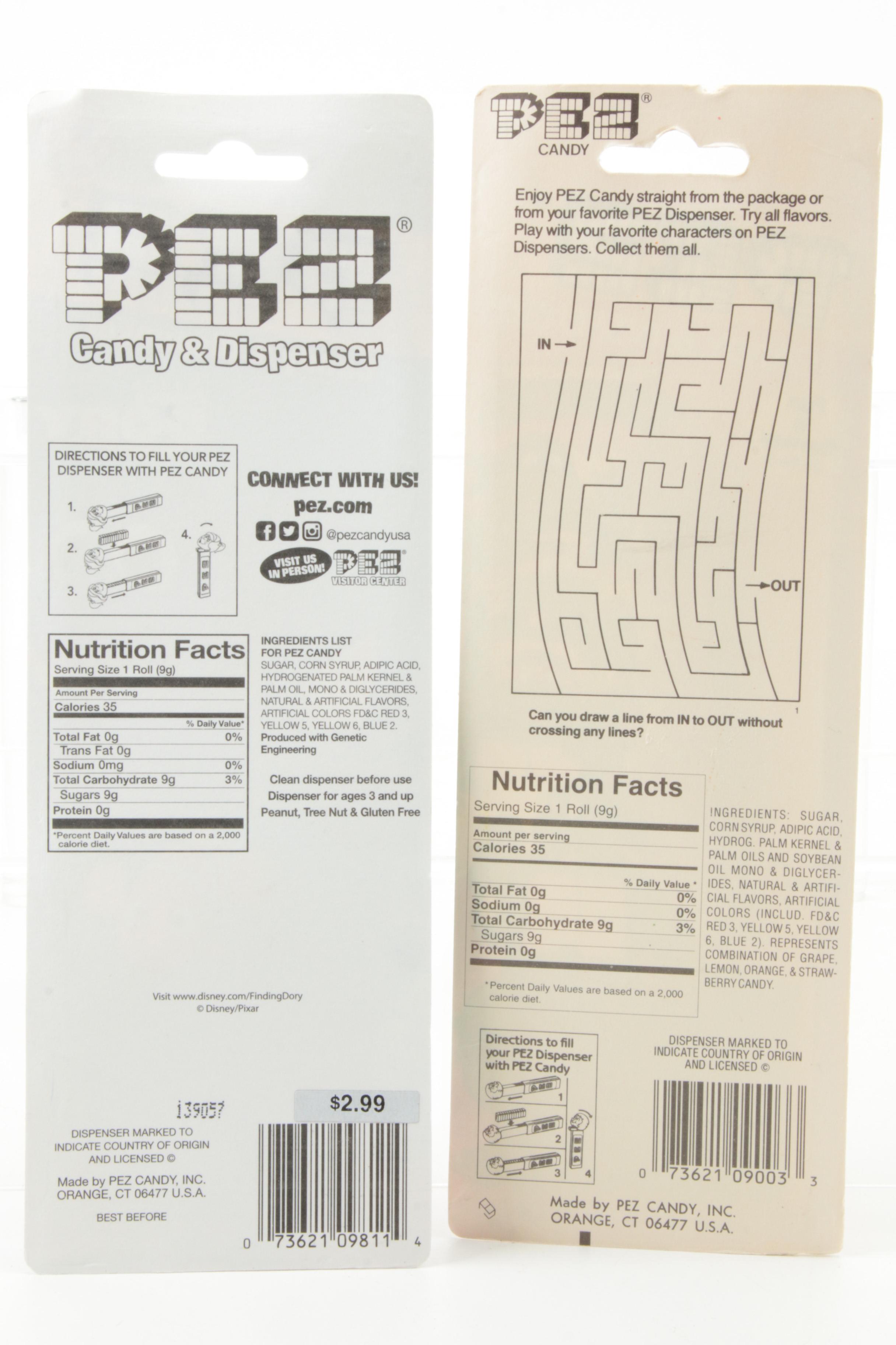 PEZ Disney, Hanna-Barbera and Other Candy Dispensers