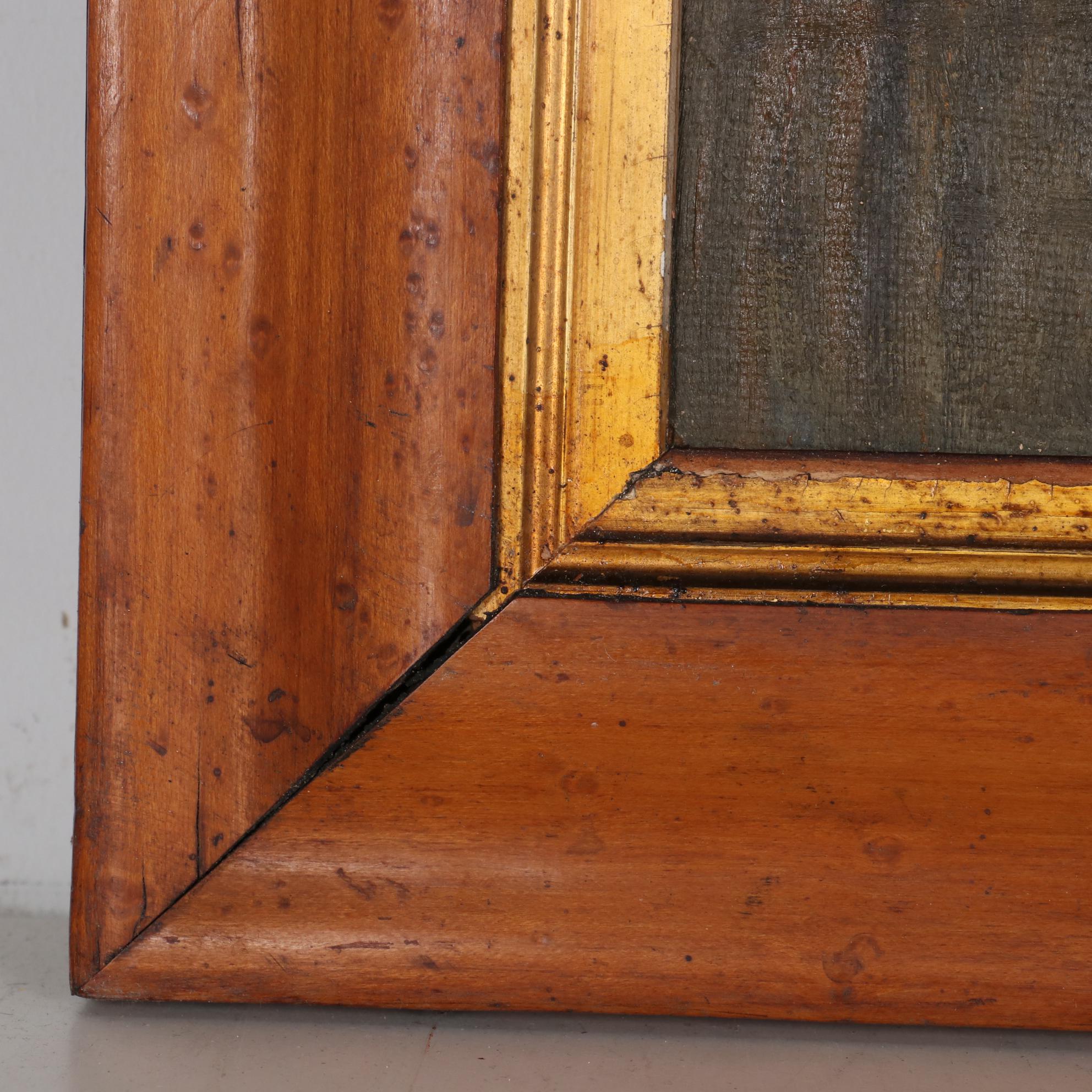 Richard Packer Oil Painting "Old North Bridge, Concord, Massachusetts," 1974