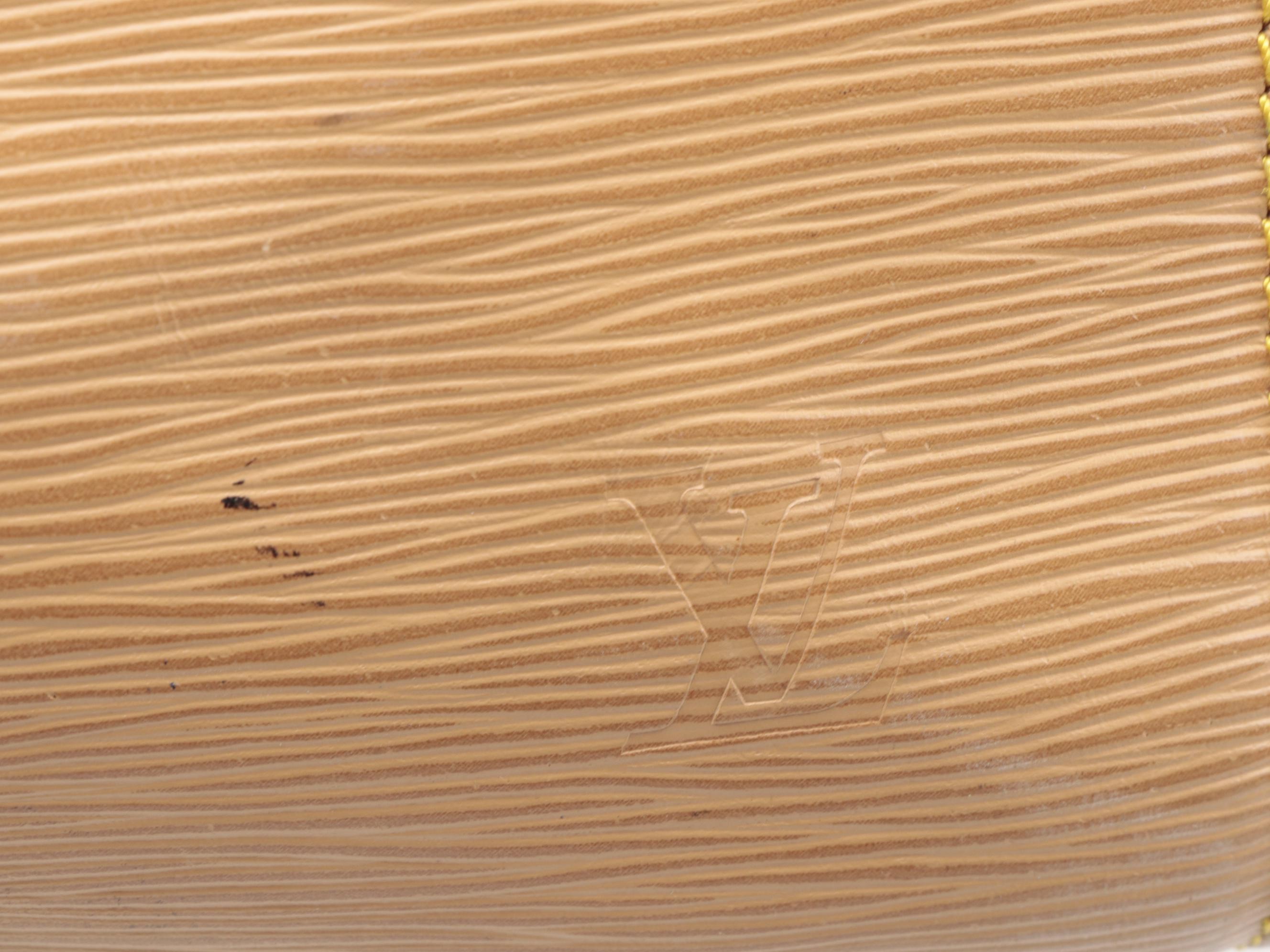 Modified Louis Vuitton Keepall 45 in Winnipeg Sable Epi Leather