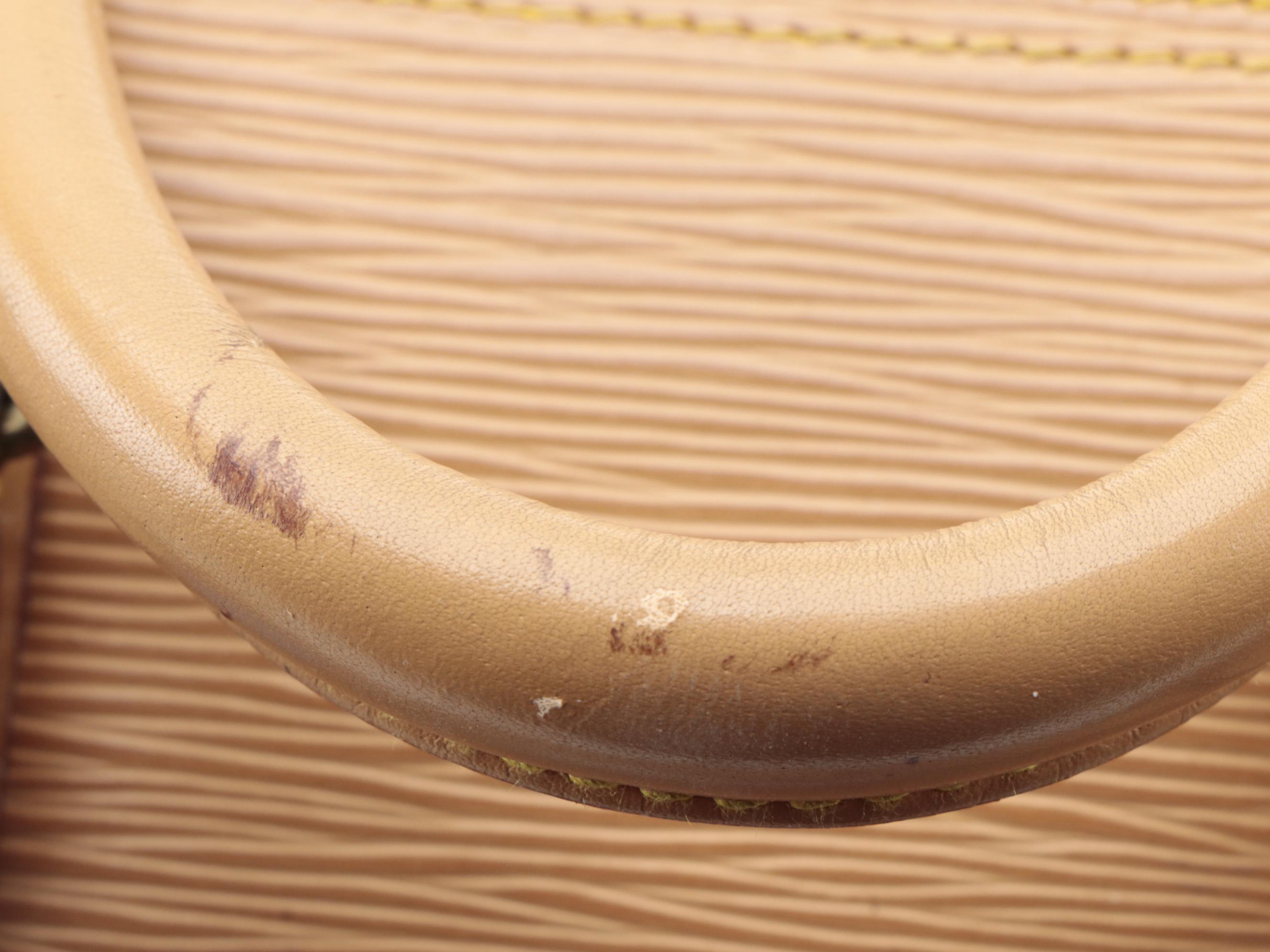 Modified Louis Vuitton Keepall 45 in Winnipeg Sable Epi Leather