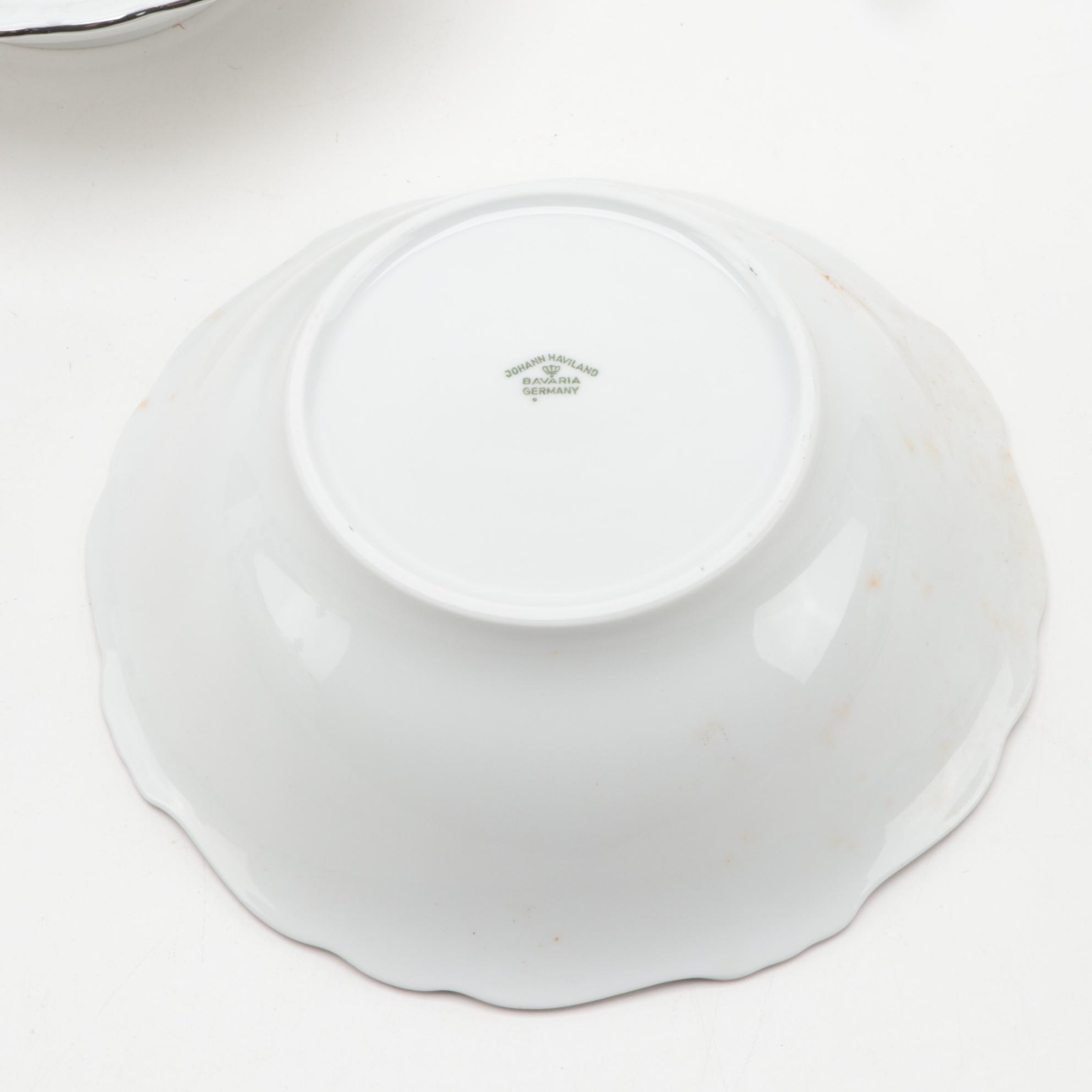 Johann Haviland "Blue Garland" Porcelain Tableware, 1953–1990