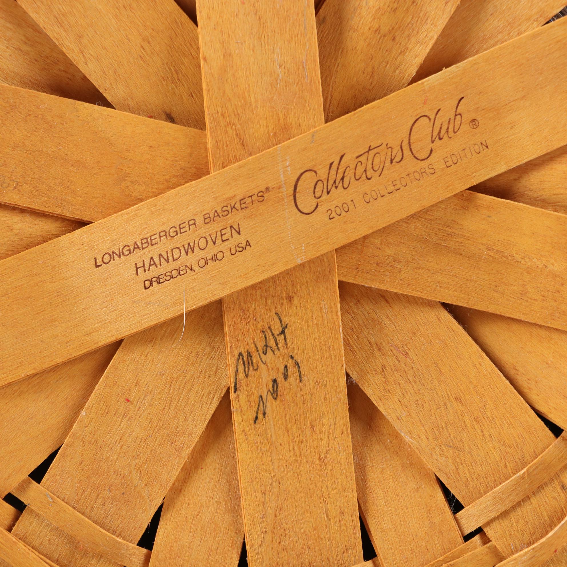 Longaberger "Collector's Club" Baskets
