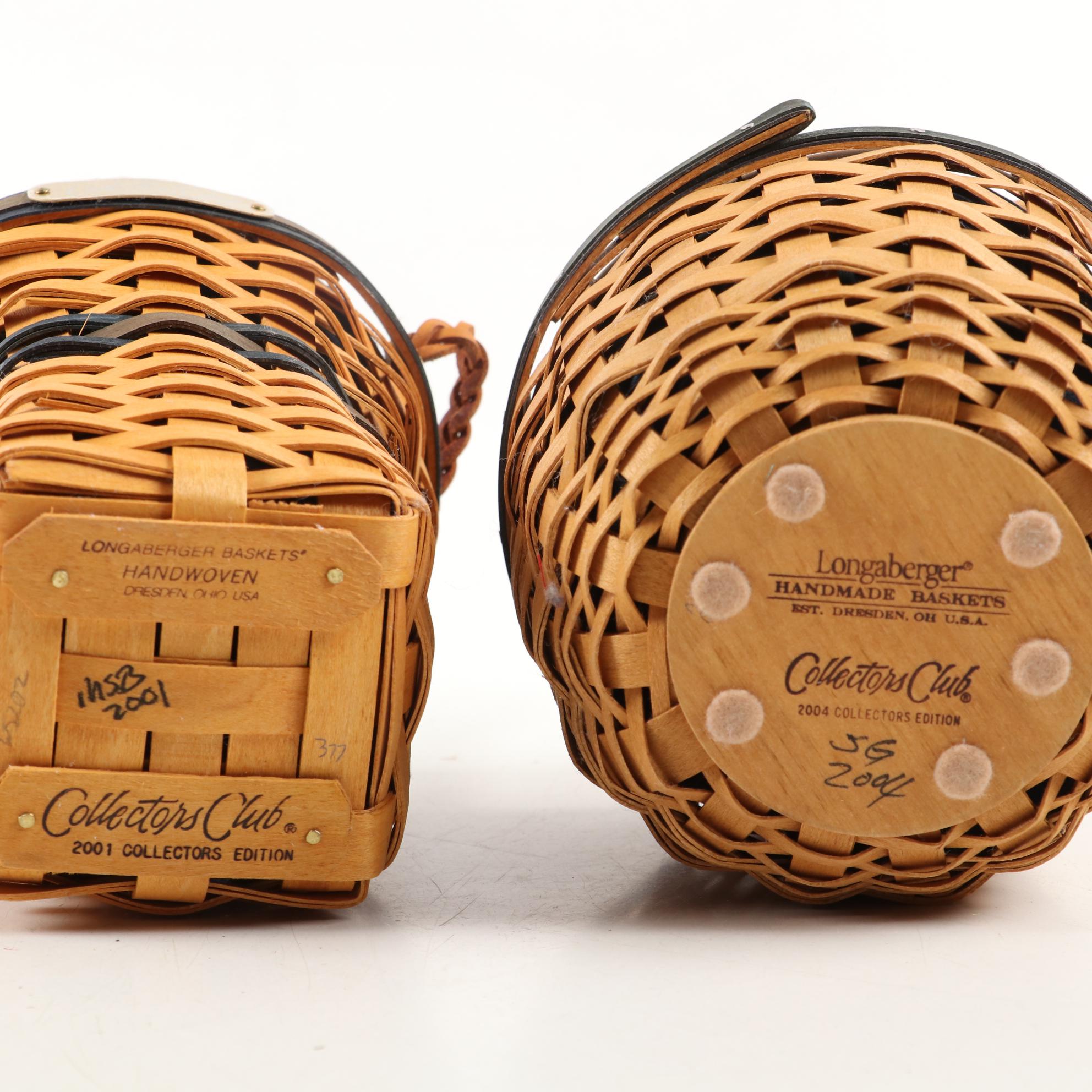 Longaberger "Collector's Club" Baskets