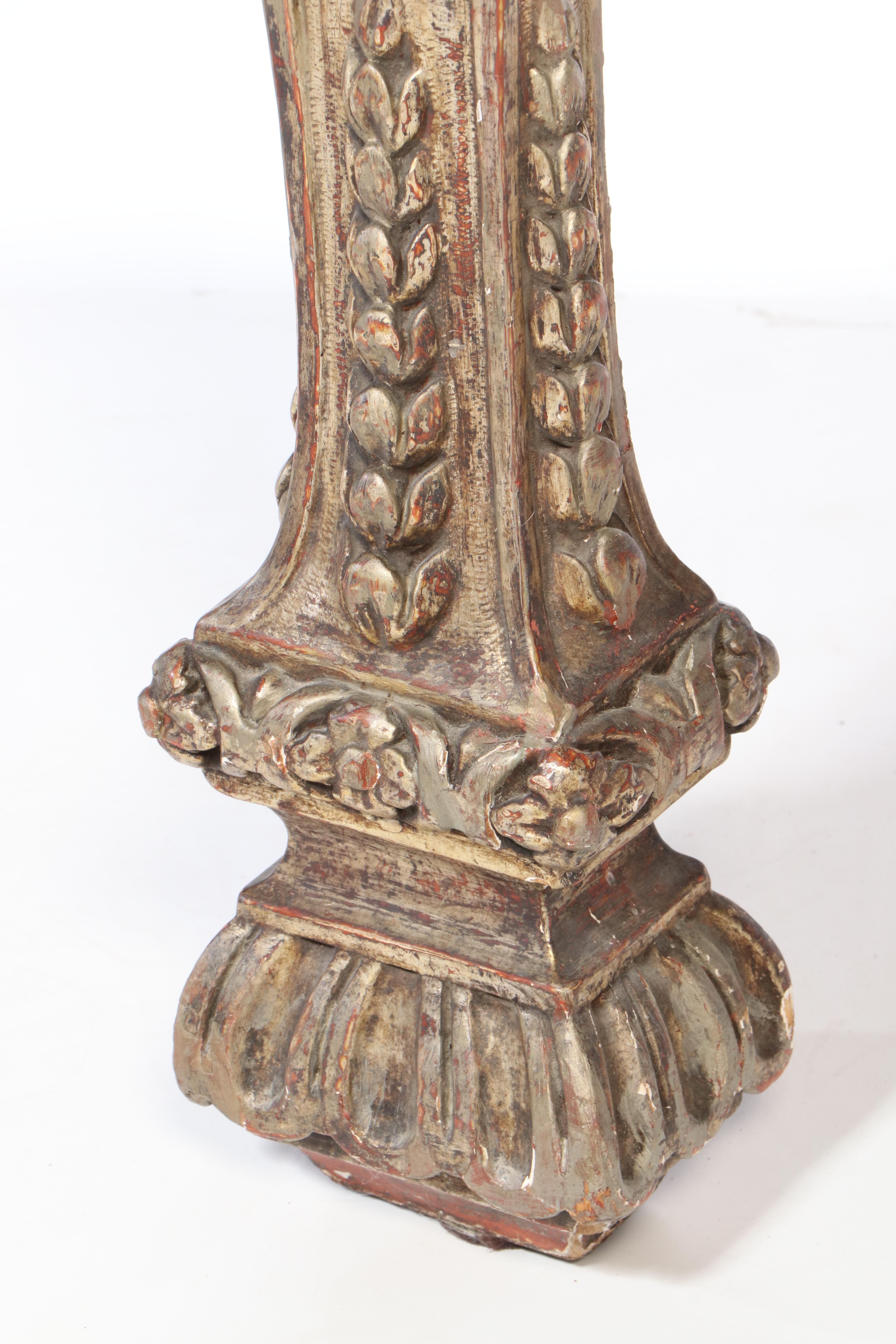 Charles II Walnut, Mulberry, and Marquetry Cabinet on Later Giltwood Stand