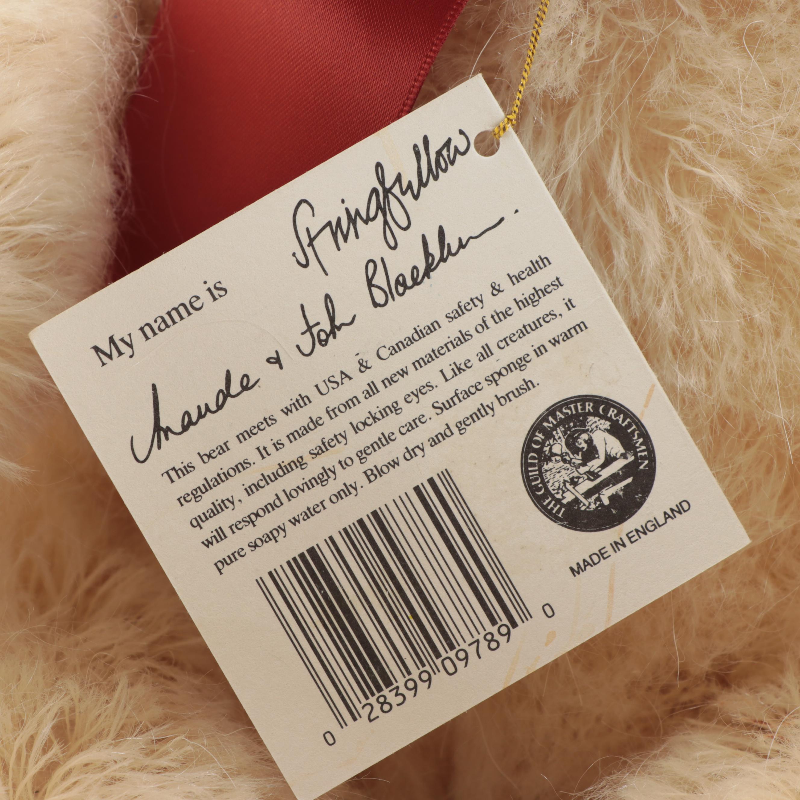 GUND Limited Edition Canterbury Stuffed Bears with Original Packaging, 1992