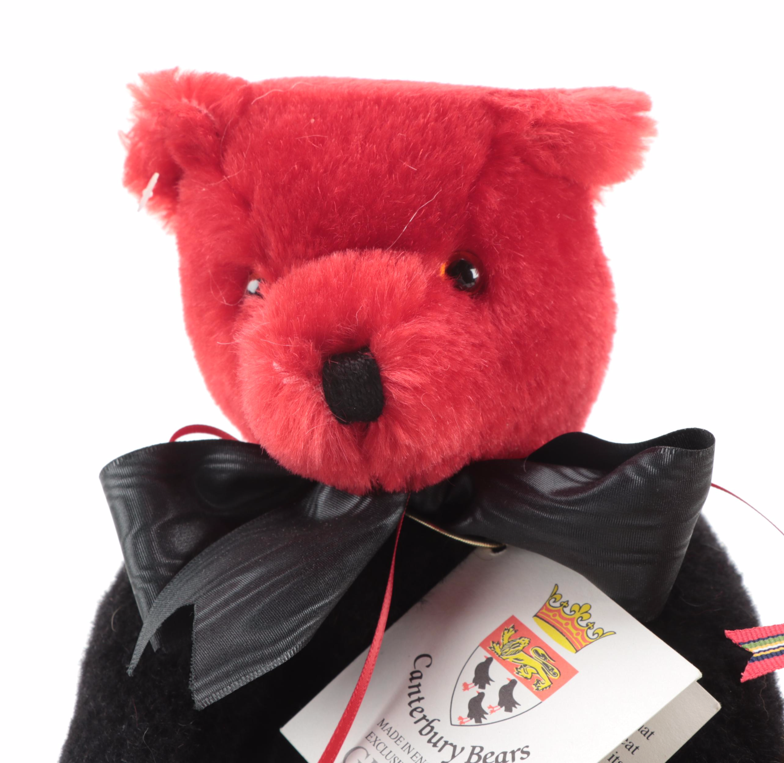 GUND Limited Edition Canterbury Stuffed Bears with Original Packaging, 1992