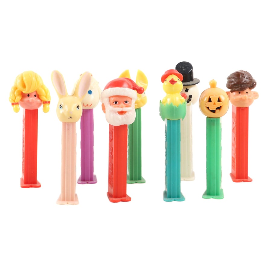 PEZ "Snowman", "Easter Bunny", "Pumpkin" and Other Candy Dispensers