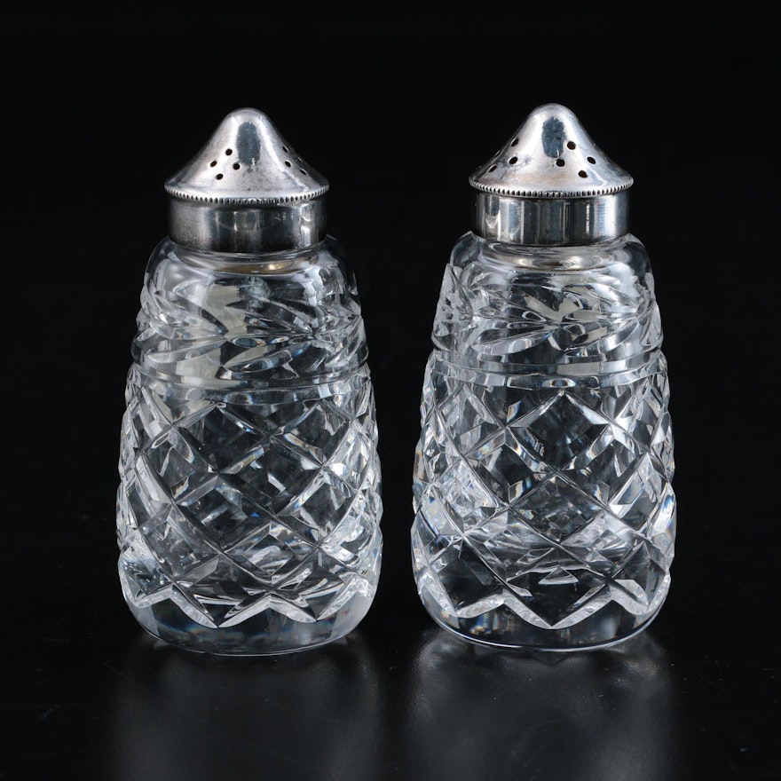 Waterford Crystal "Glandore" Salt and Pepper Shakers