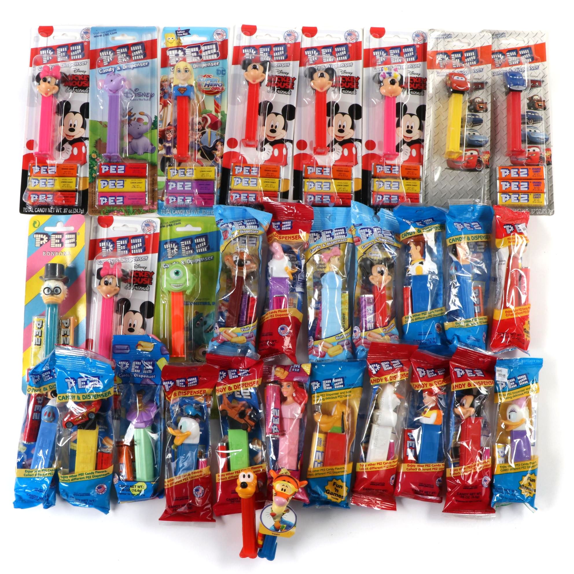 PEZ Disney and Pixar Candy Dispensers