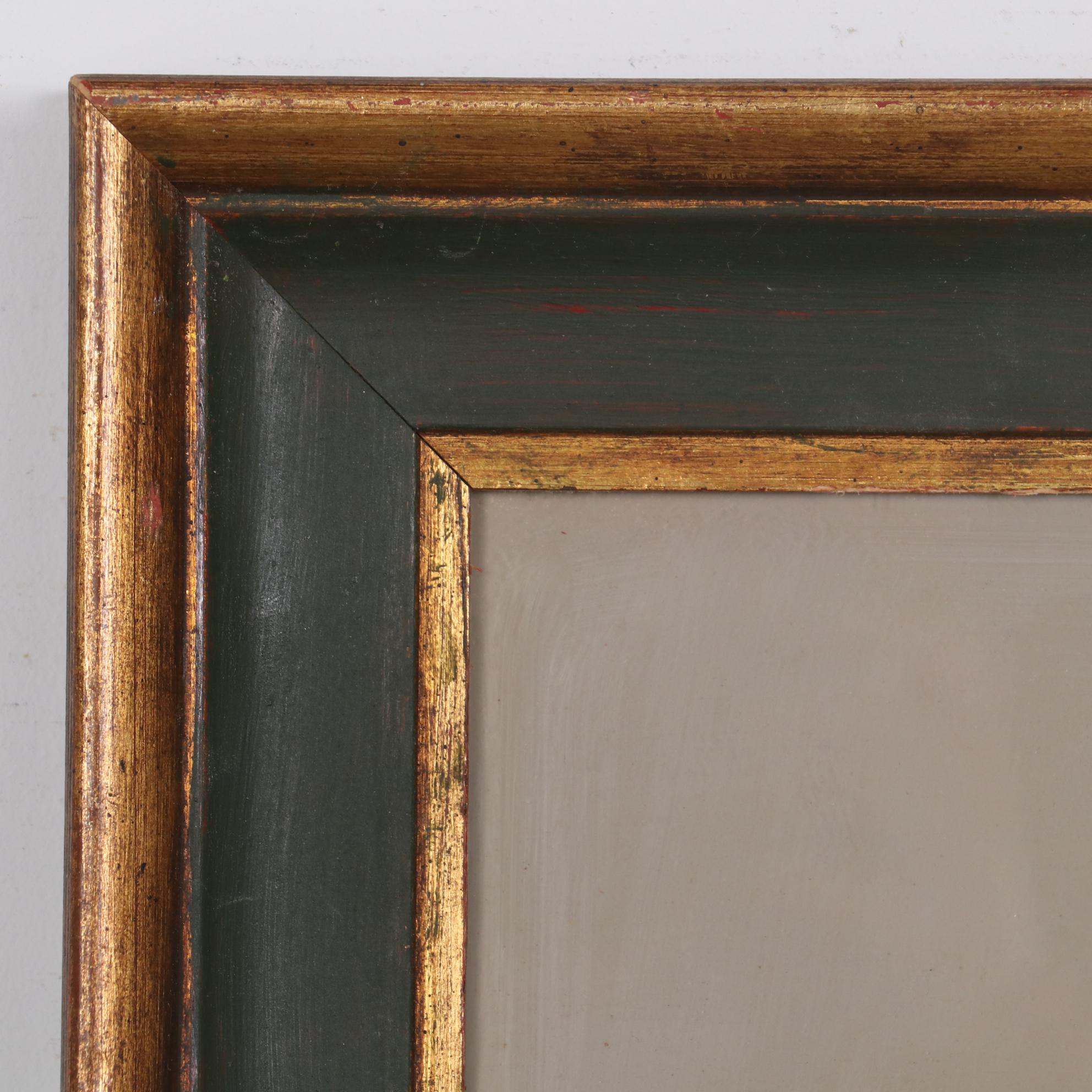 Charles Dickens Wader Landscape Watercolor Painting of Rock Formations