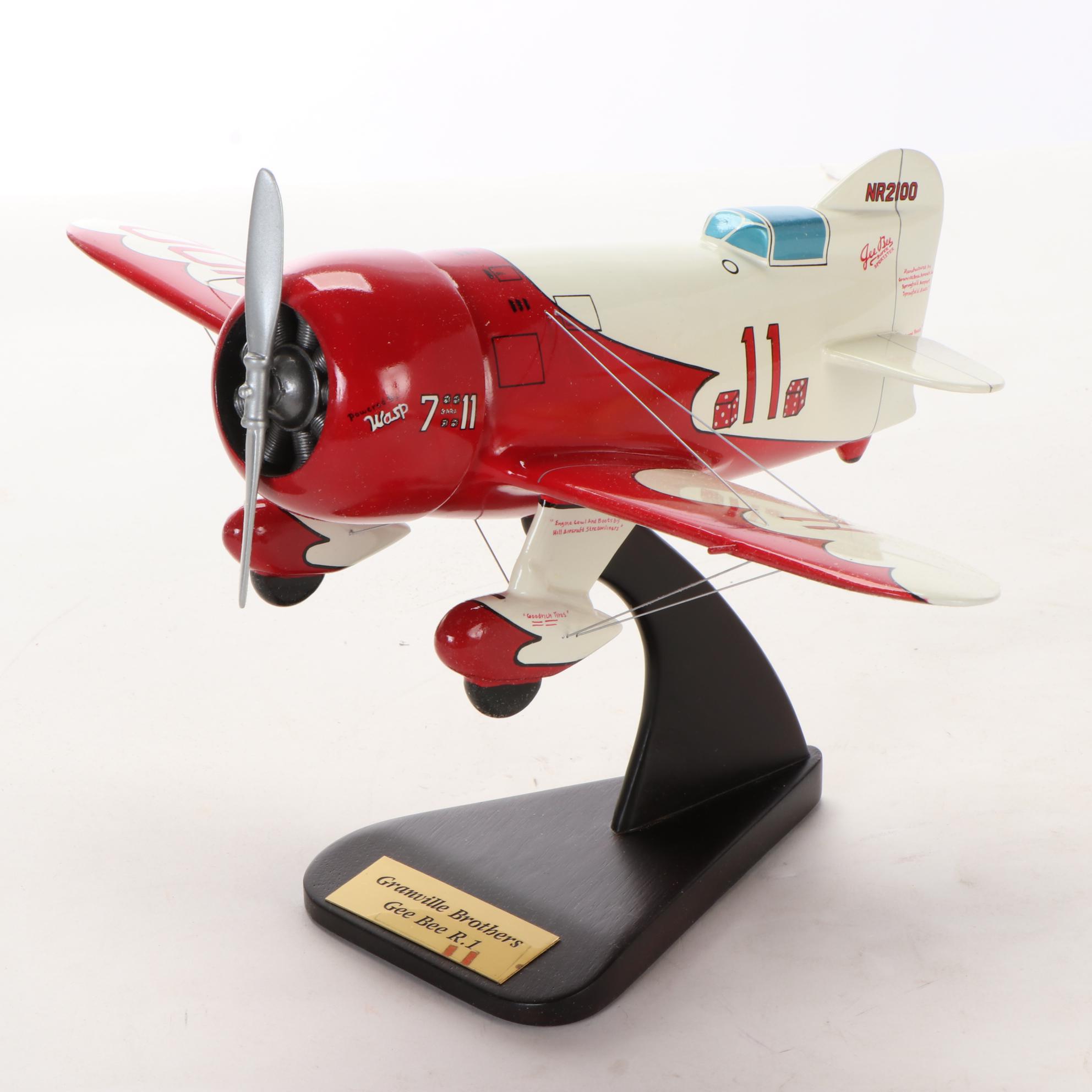 Granville Brothers "Gee Bee R.1 Sportster" Model Airplane