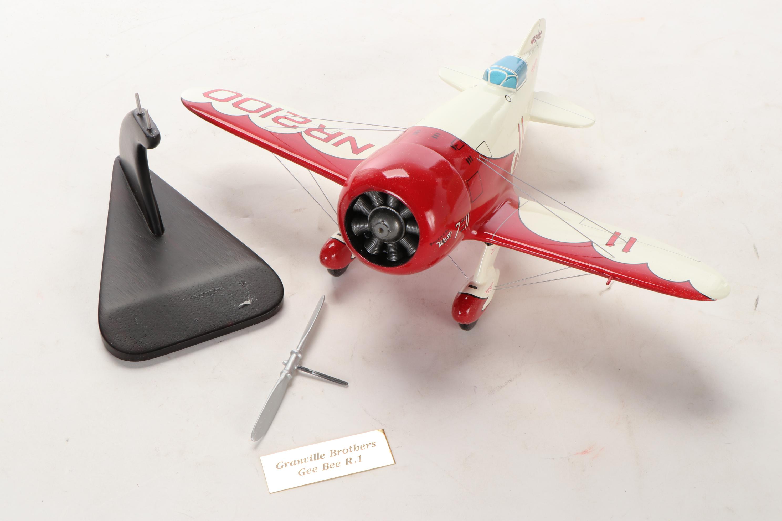 Granville Brothers "Gee Bee R.1 Sportster" Model Airplane