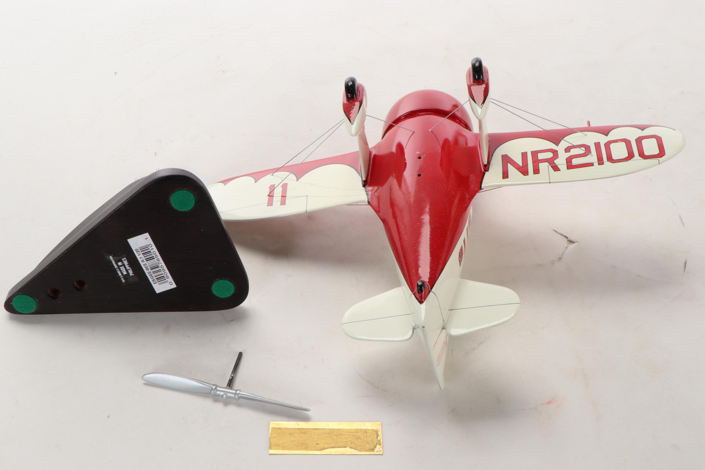 Granville Brothers "Gee Bee R.1 Sportster" Model Airplane