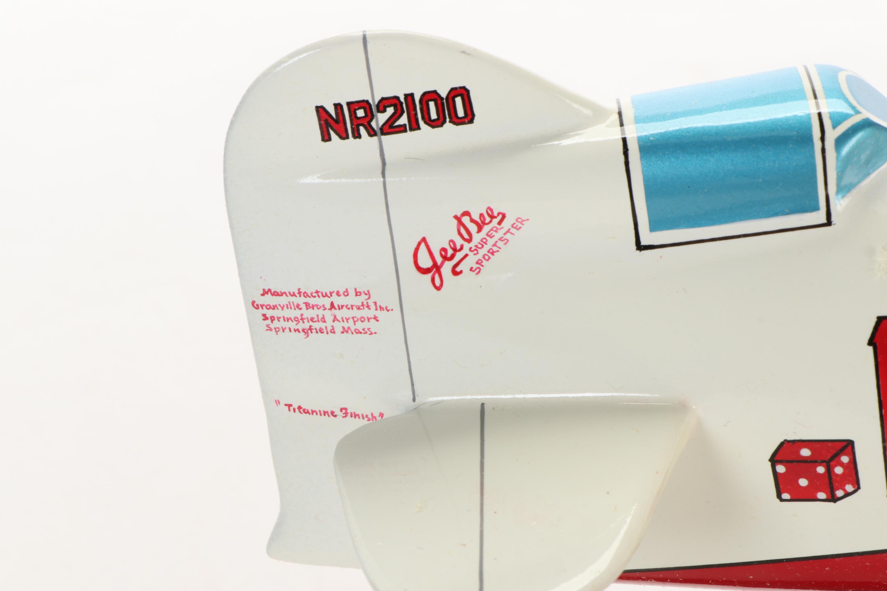 Granville Brothers "Gee Bee R.1 Sportster" Model Airplane